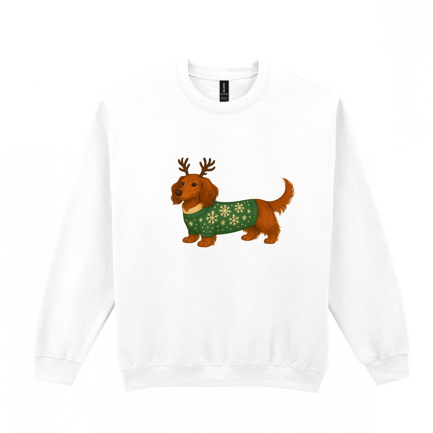 Christmas Red Long Hair Dachshunds Sweaters - Available in 8 Colours (Dispatch after 26th Nov)