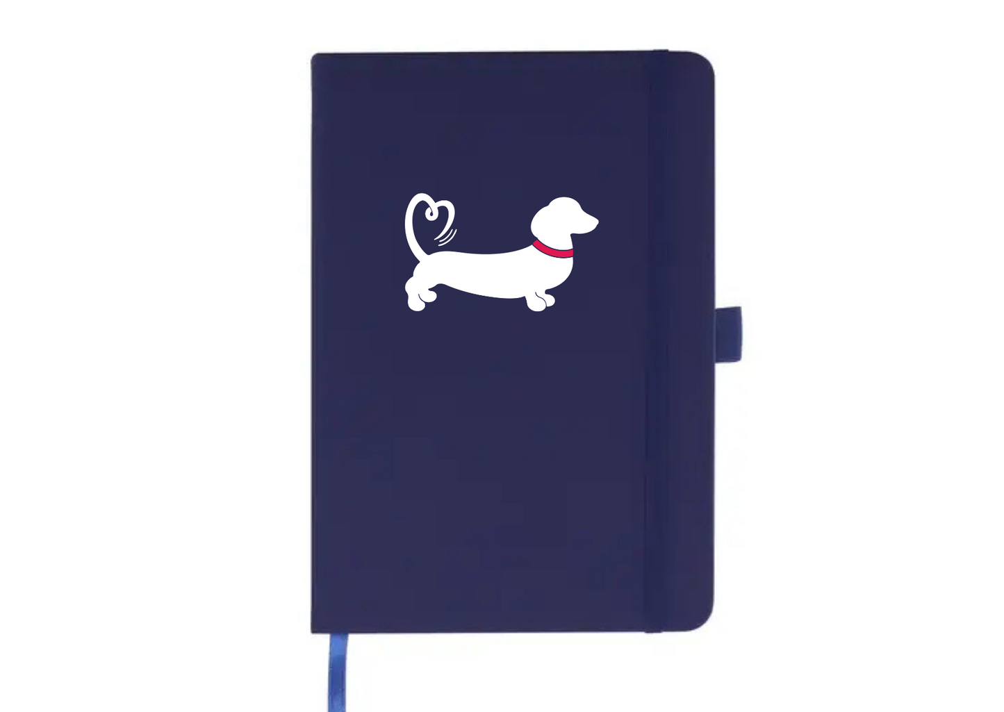 The Red Foundation Navy A5 Hardback Notebook - Choice of Logos