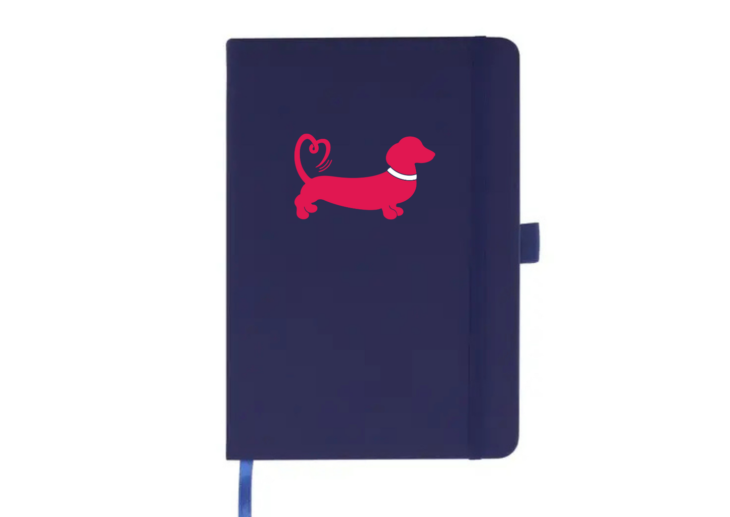 The Red Foundation Navy A5 Hardback Notebook - Choice of Logos