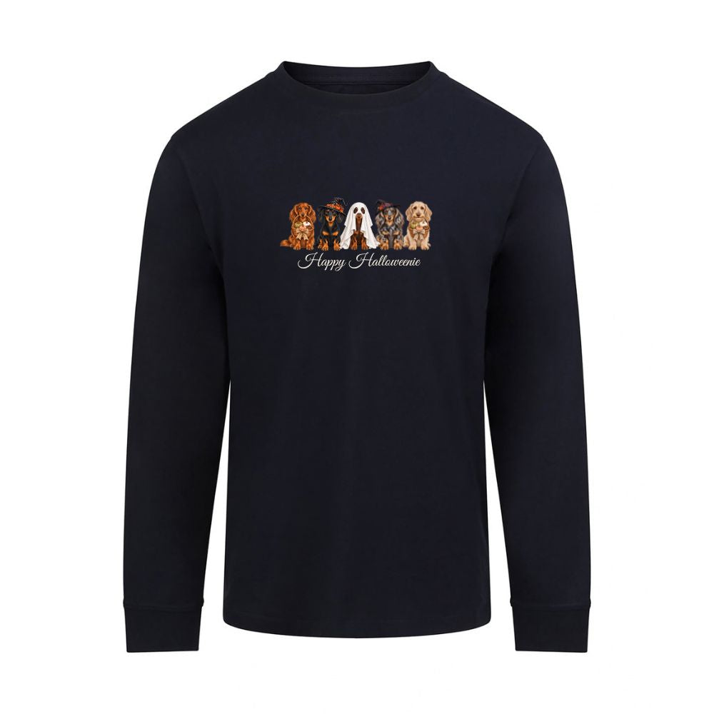 π Black Dachshund Halloween Long Sleeve T-Shirt β 4 Designs | Sβ3XL πΎ