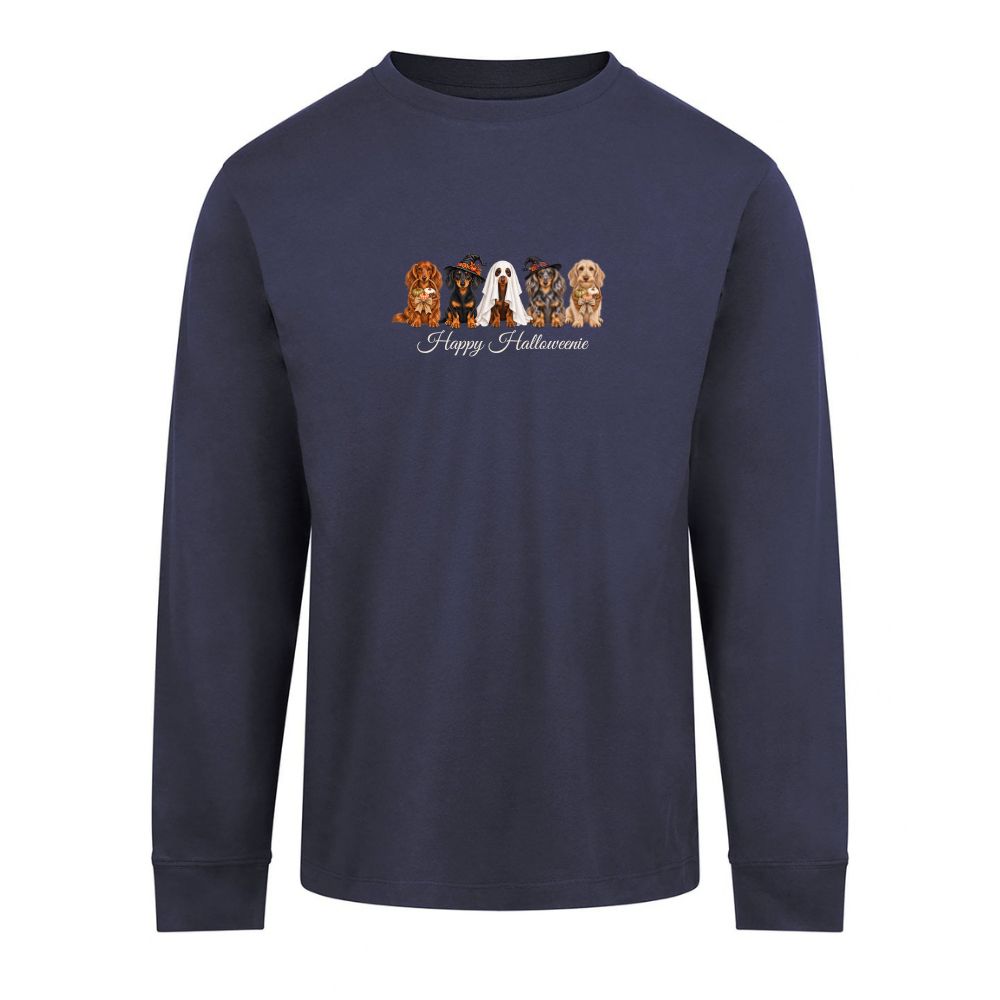 π French Navy Dachshund Halloween Long Sleeve T-Shirt β 4 Designs | Sβ3XL πΎ