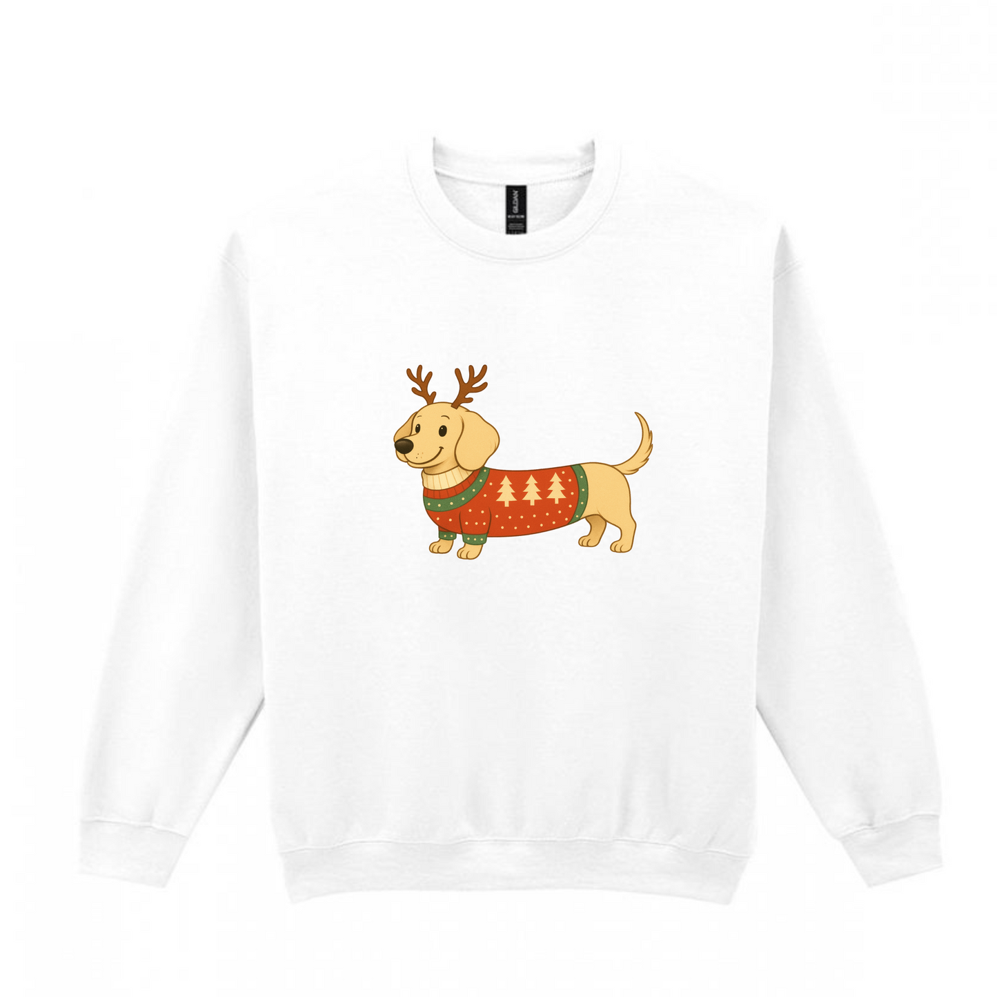 Christmas Cream Smooth Hair Dachshunds Sweaters - Available in 8 Colours (Dispatch after 26th Nov)