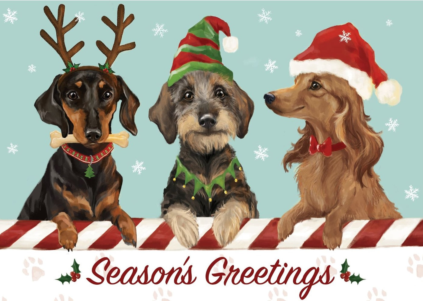 The Red Foundation Christmas Cards Designed By Jordon Hempstead - Pack of 10