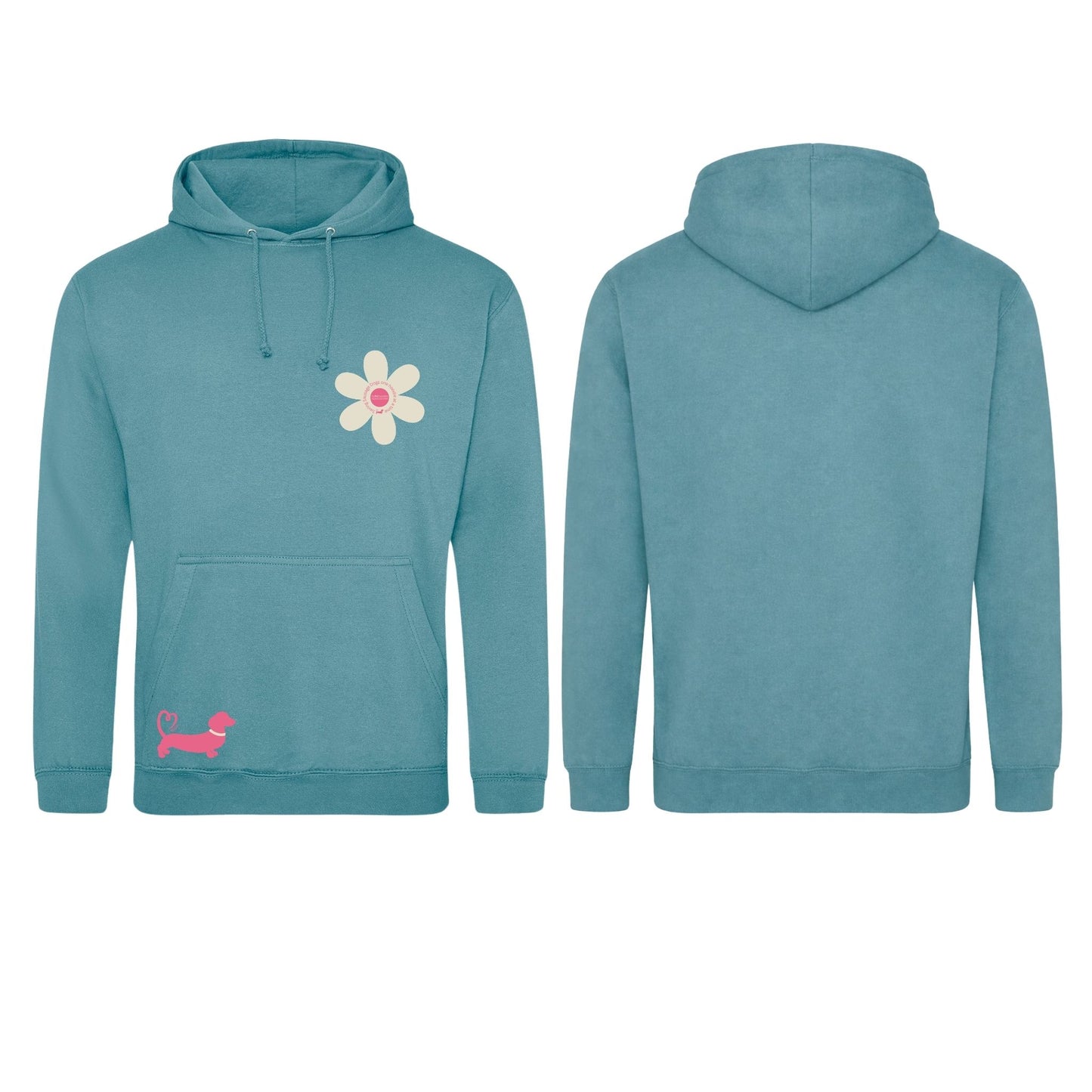 Spring Fling Edition Seafoam Unisex Hoodie - Pink/Cream - Choose Your Design