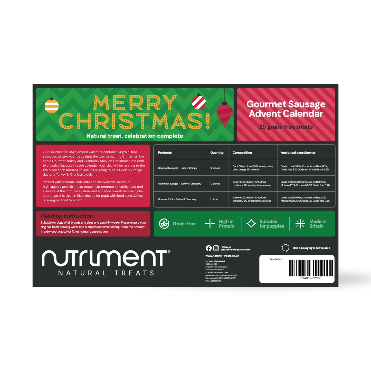 Nutriment Gormet Sausage Advent Calendar
