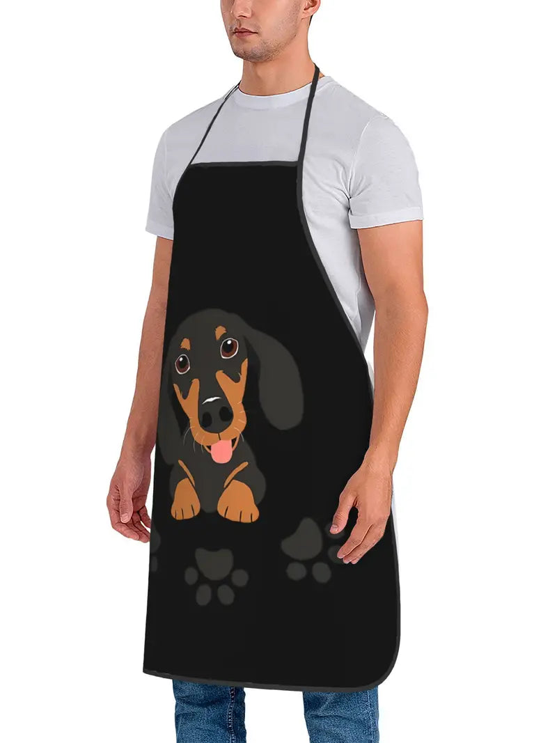 Black Dachshund Apron
