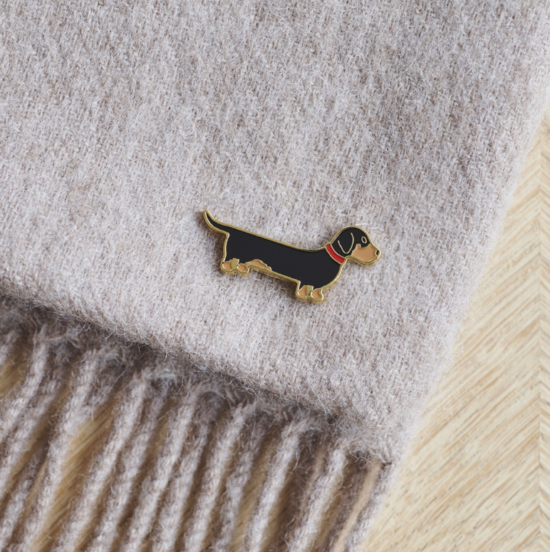 Sweet William Dachshund Dog Pin image 1