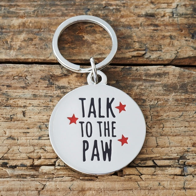 Sweet William Talk to the Paw Dog Tag image 0