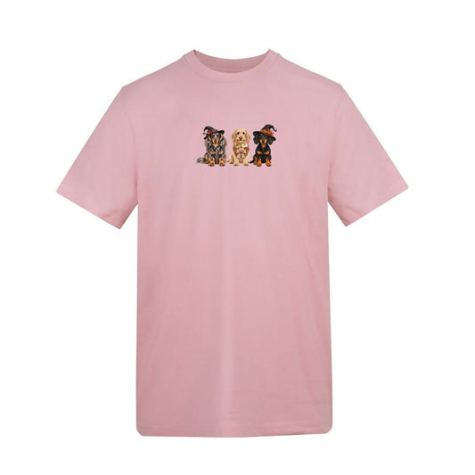 🎃 Baby Pink Dachshund Halloween T-Shirt – 4 Designs | S–5XL 🐾