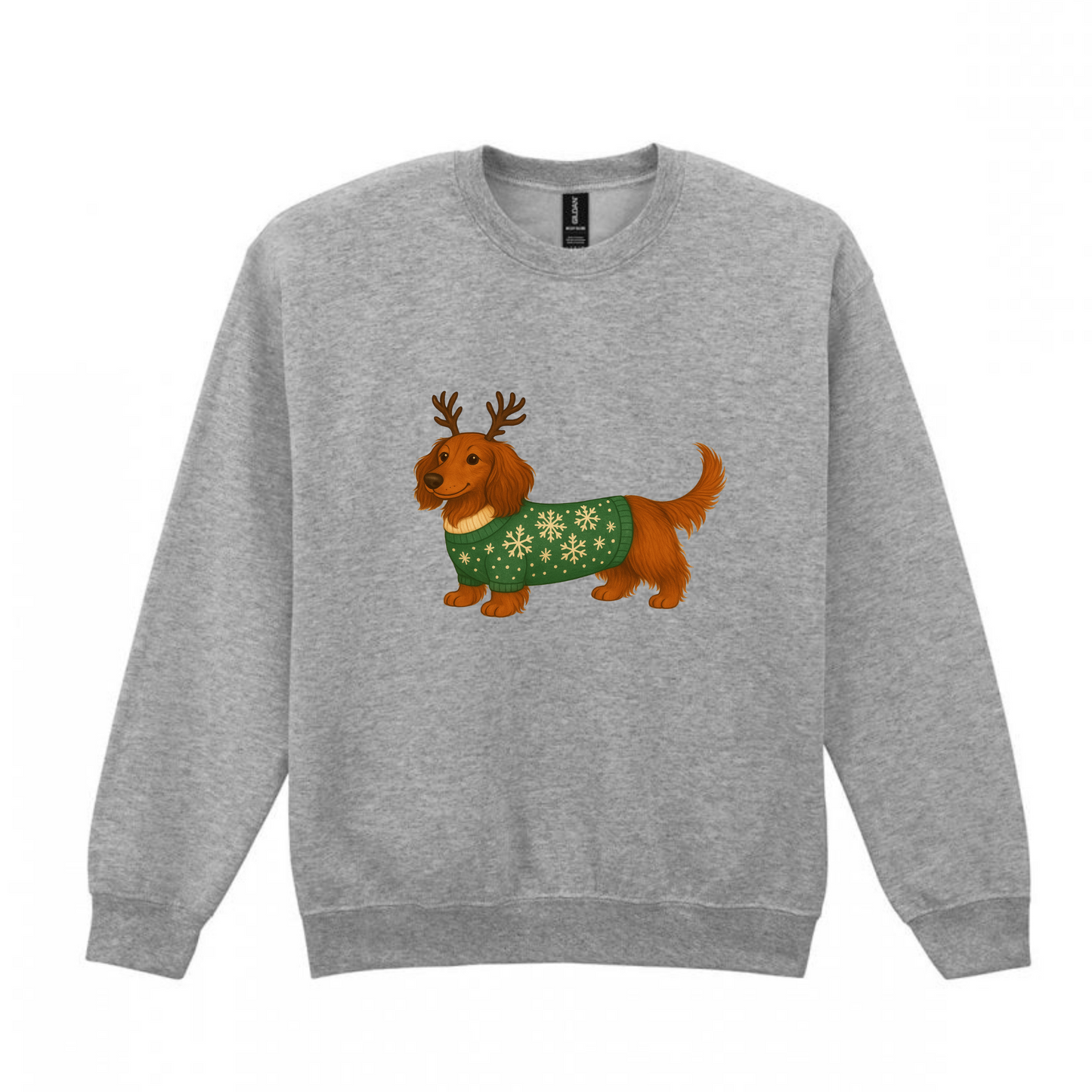 Christmas Red Long Hair Dachshunds Sweaters - Available in 8 Colours (Dispatch after 26th Nov)