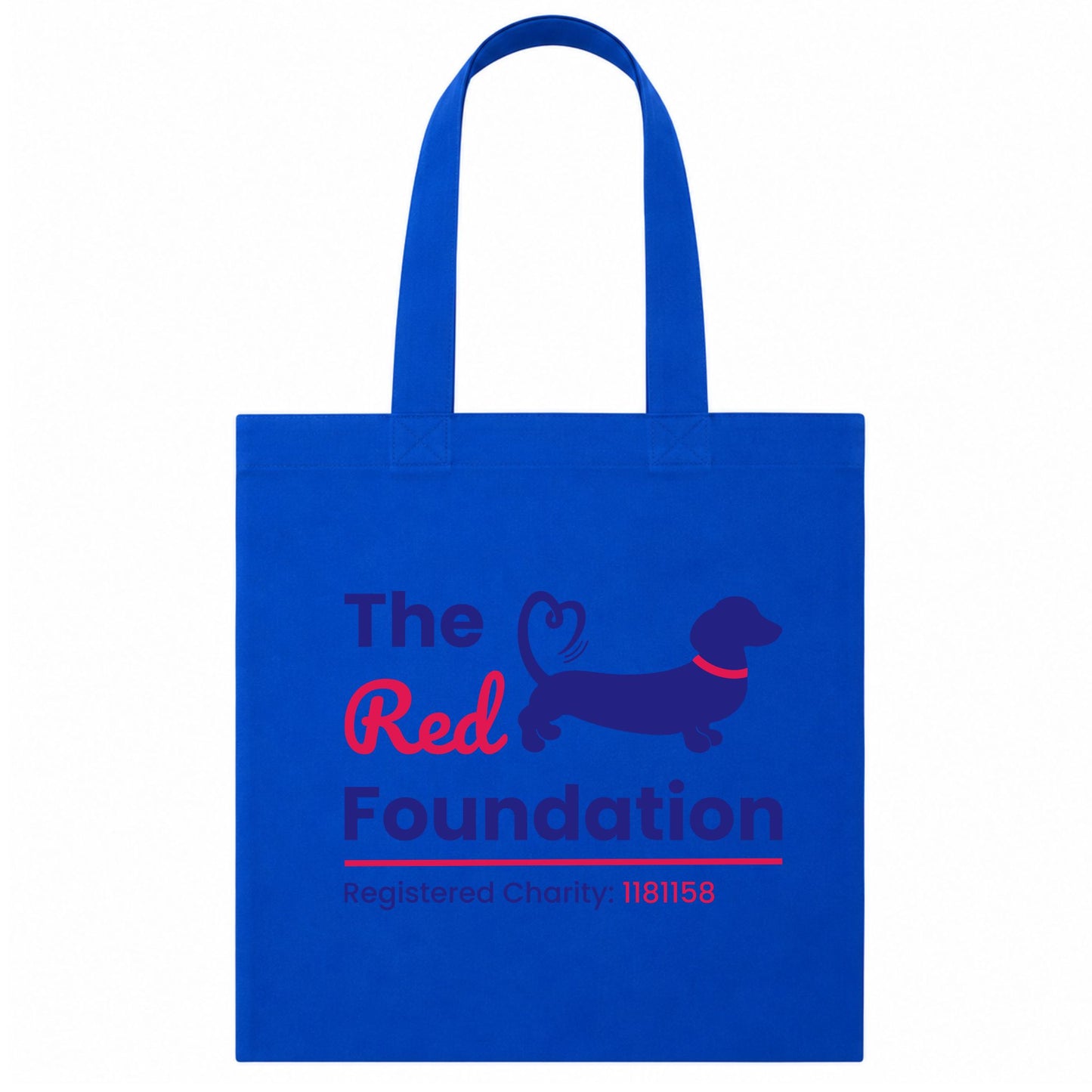 The Red Foundation Logo Tote Bag | Choose Your Colour & Design ❤️🐾🛍️