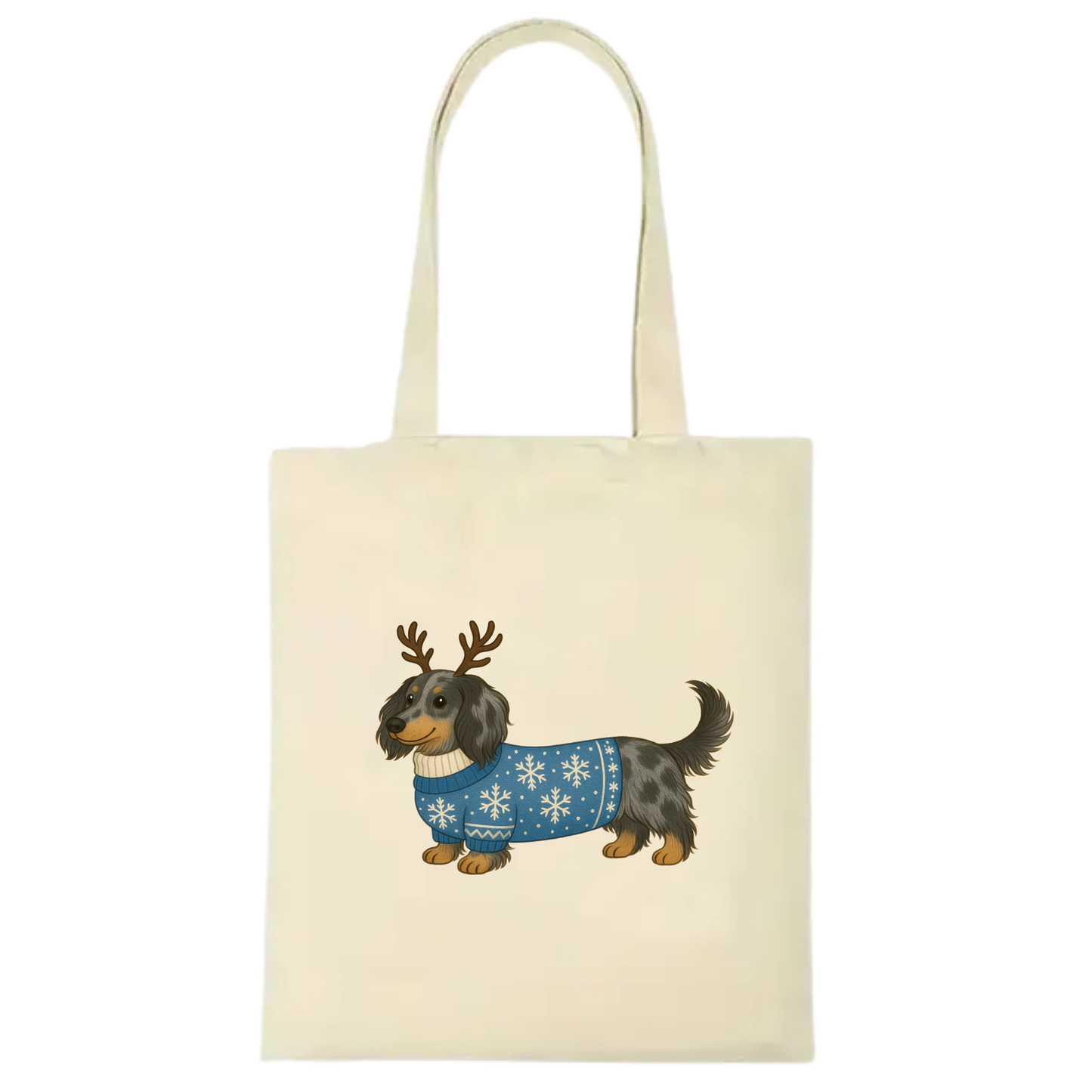 Christmas Dachshund Premium Cotton Tote - 21 Designs to Choose From (Dispatch after 26th Nov)