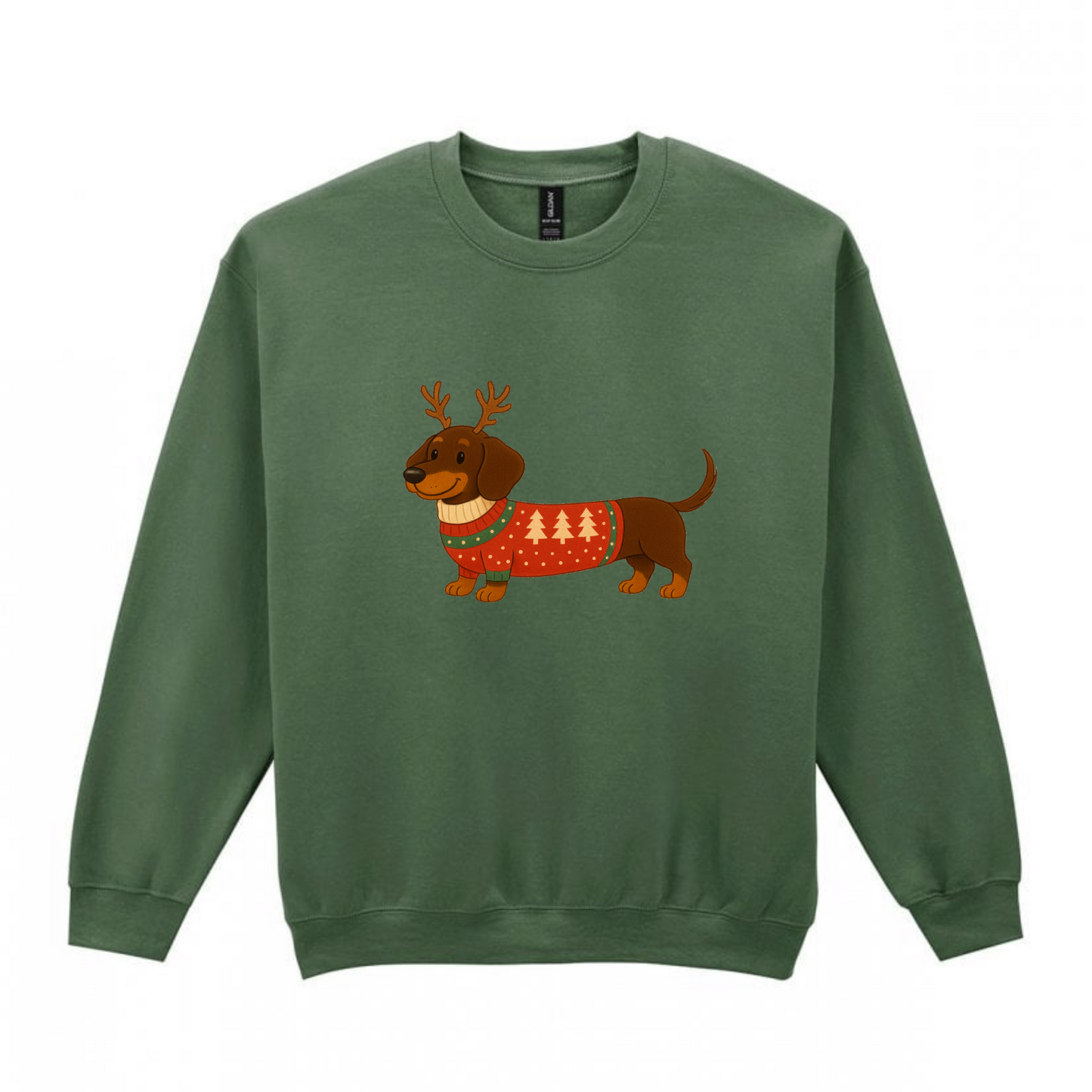 Christmas Chocolate & Tan Smooth Hair Dachshunds Sweaters - Available in 8 Colours (Dispatch after 26th Nov)