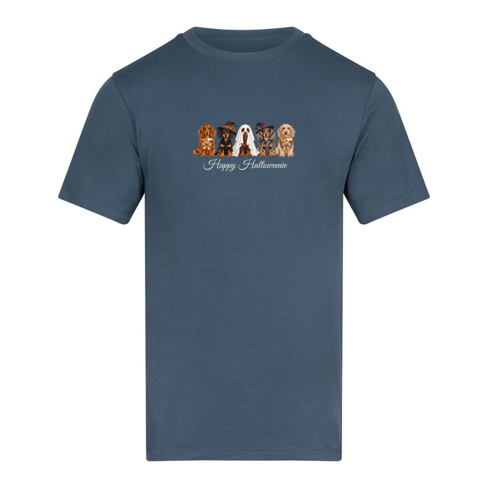 🎃 Airforce Blue Dachshund Halloween T-Shirt – 4 Designs | S–5XL 🐾