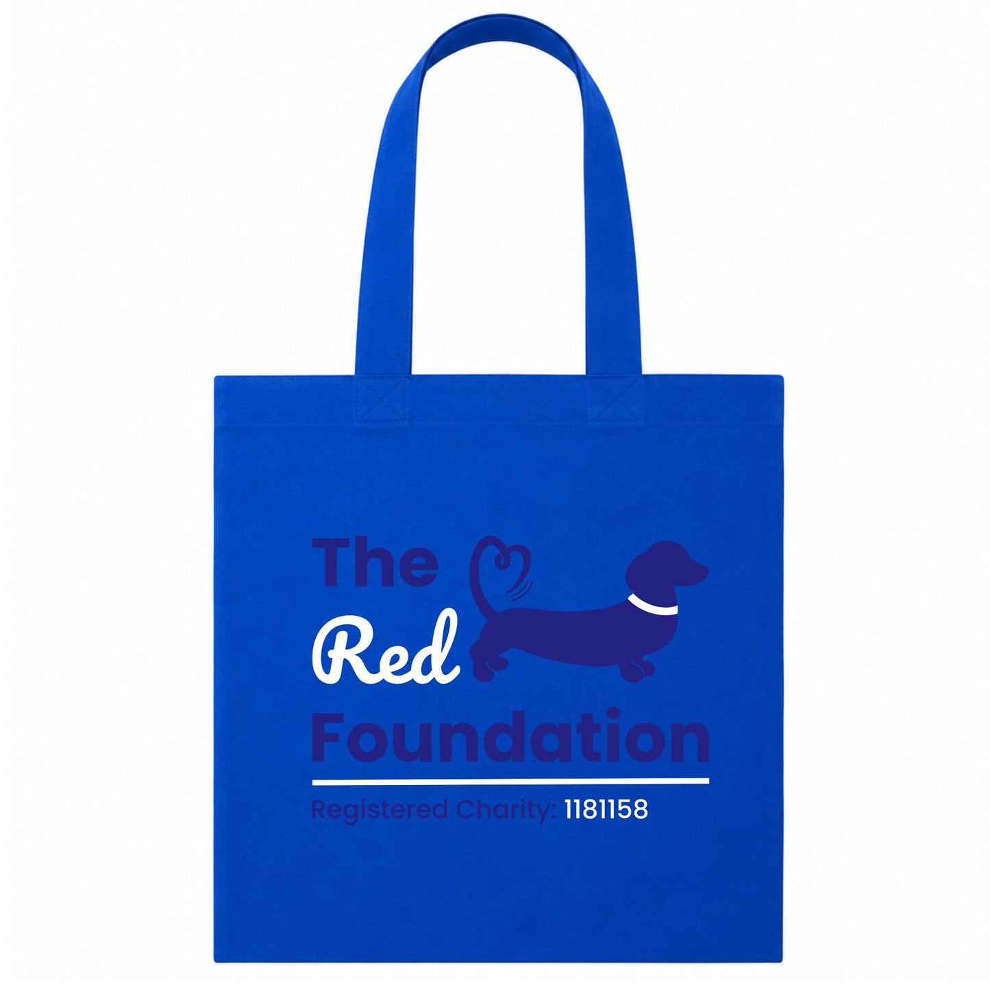The Red Foundation Logo Tote Bag | Choose Your Colour & Design ❤️🐾🛍️