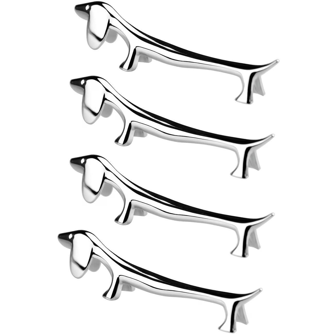 Set of 4 Dachshund Cutlery/Chopstick Holders