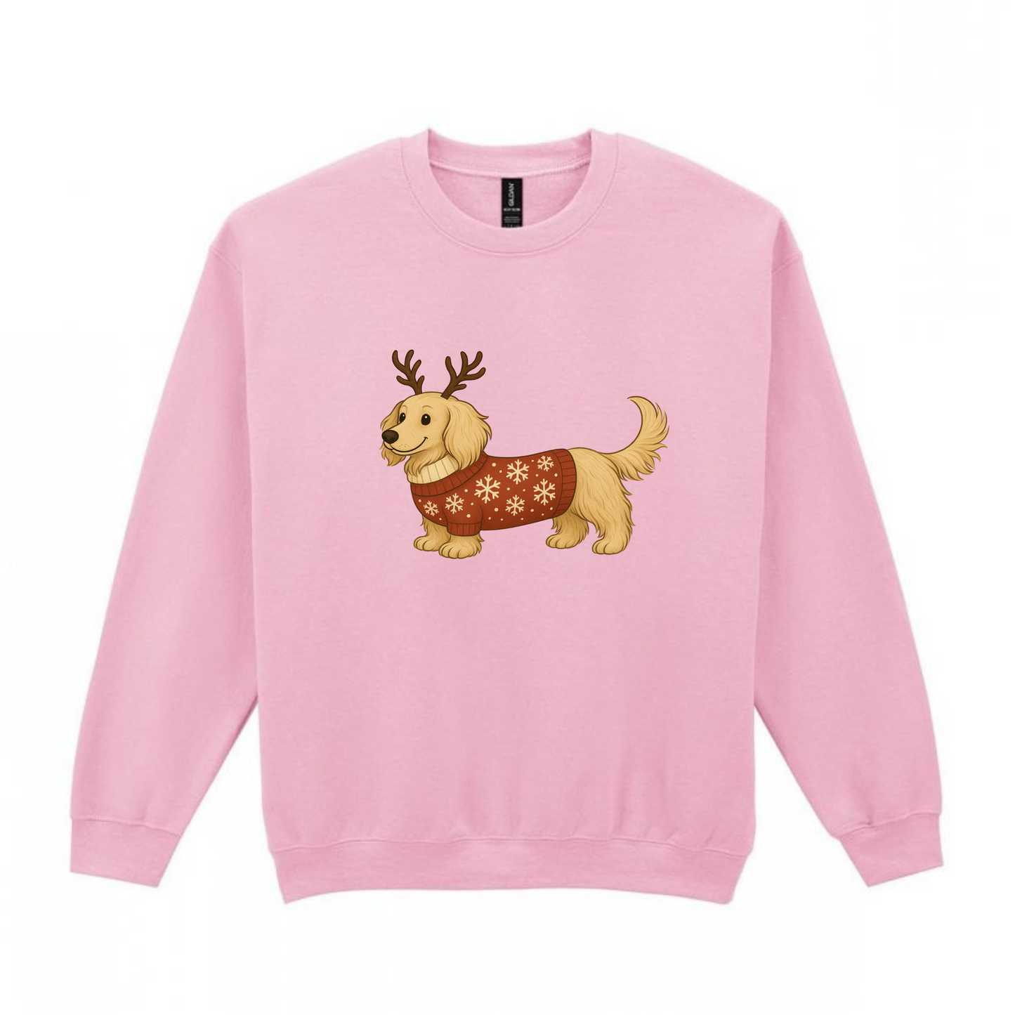 Christmas Cream Long Hair Dachshunds Sweaters - Available in 8 Colours (Dispatch after 26th Nov)