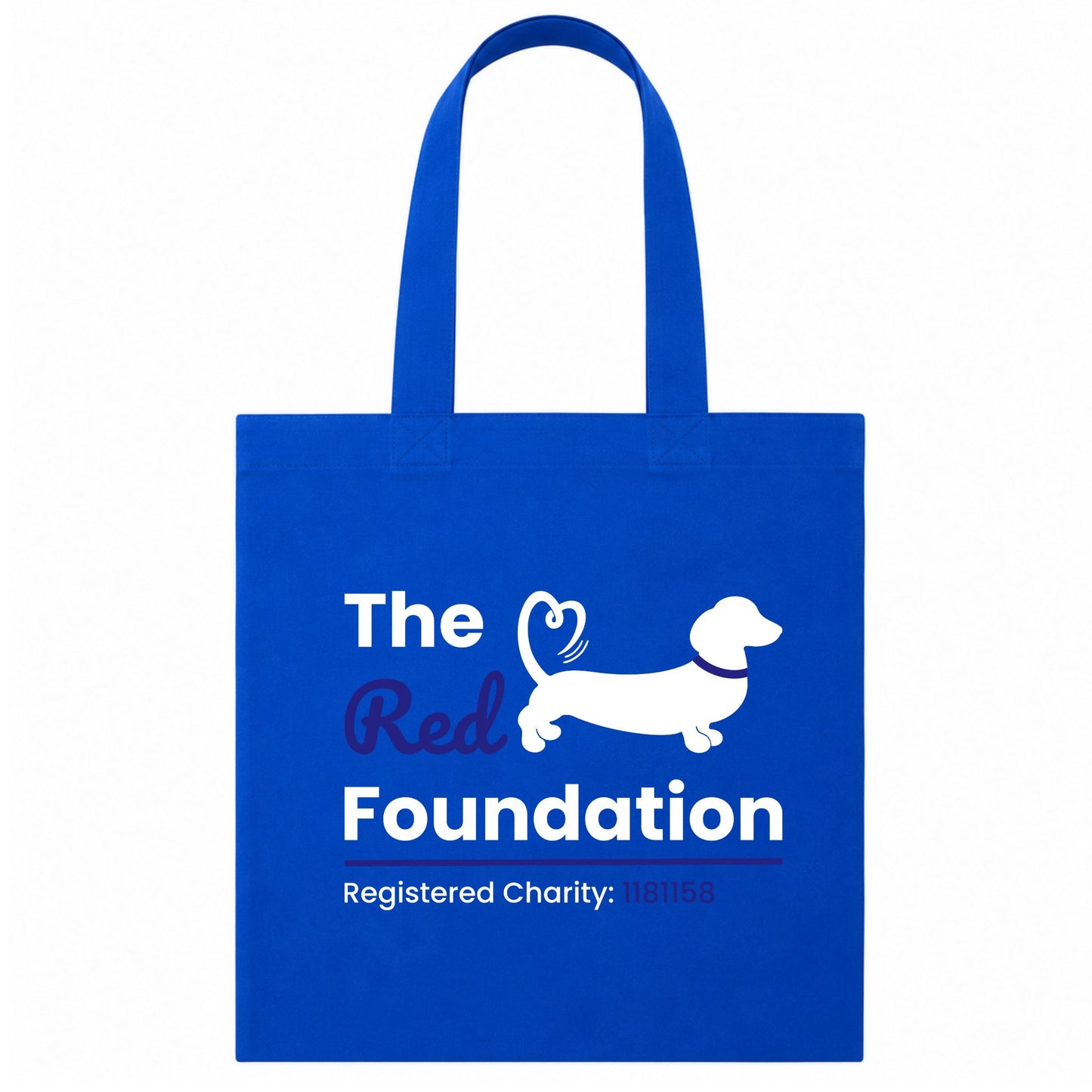 The Red Foundation Logo Tote Bag | Choose Your Colour & Design ❤️🐾🛍️