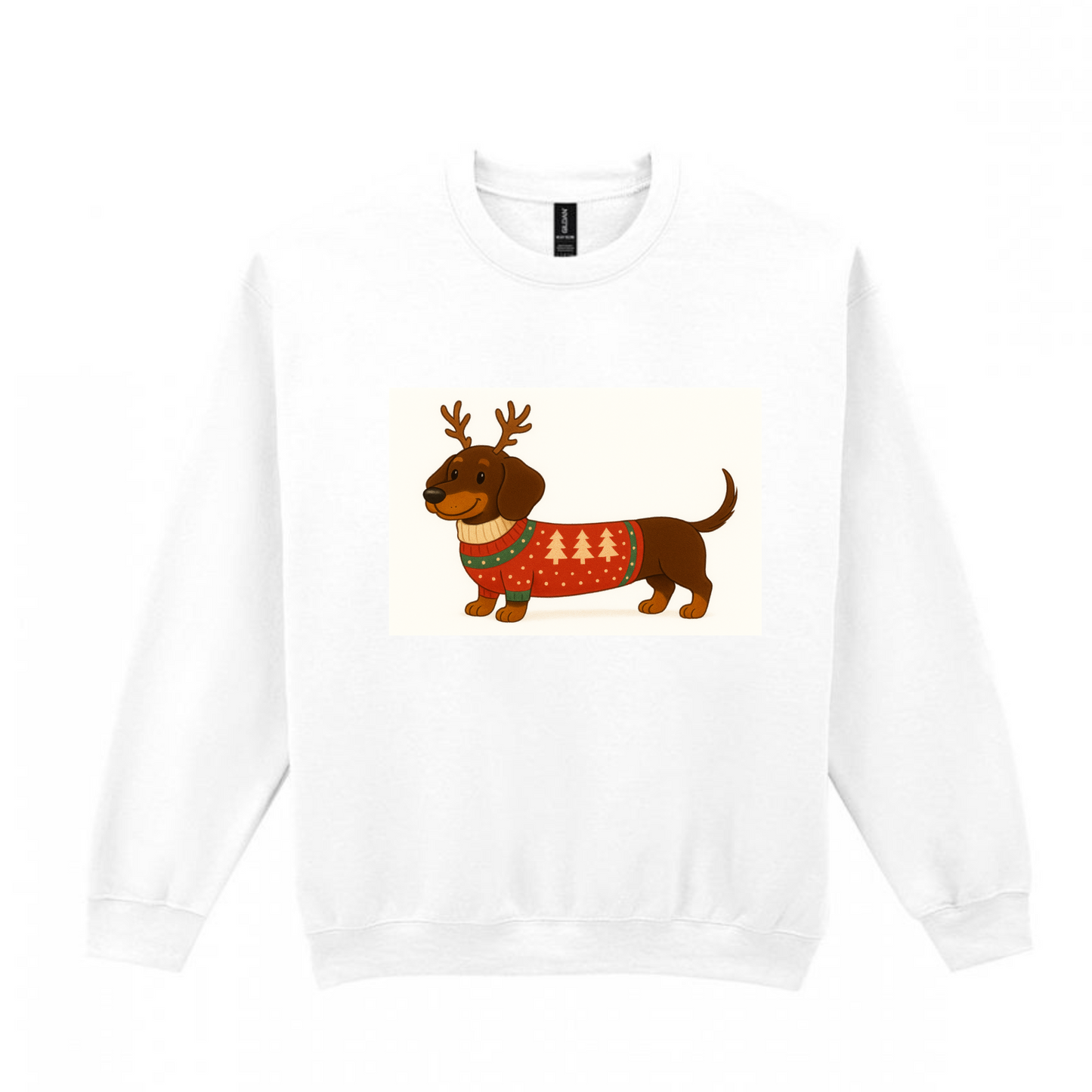 Christmas Chocolate & Tan Smooth Hair Dachshunds Sweaters - Available in 8 Colours (Dispatch after 26th Nov)