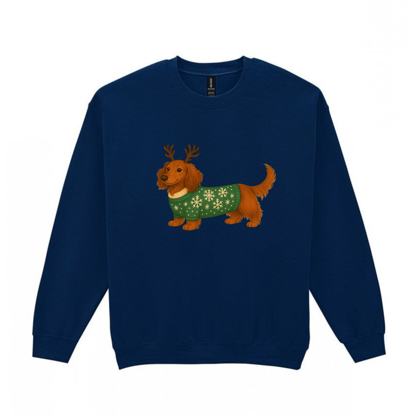 Christmas Red Long Hair Dachshunds Sweaters - Available in 8 Colours (Dispatch after 26th Nov)