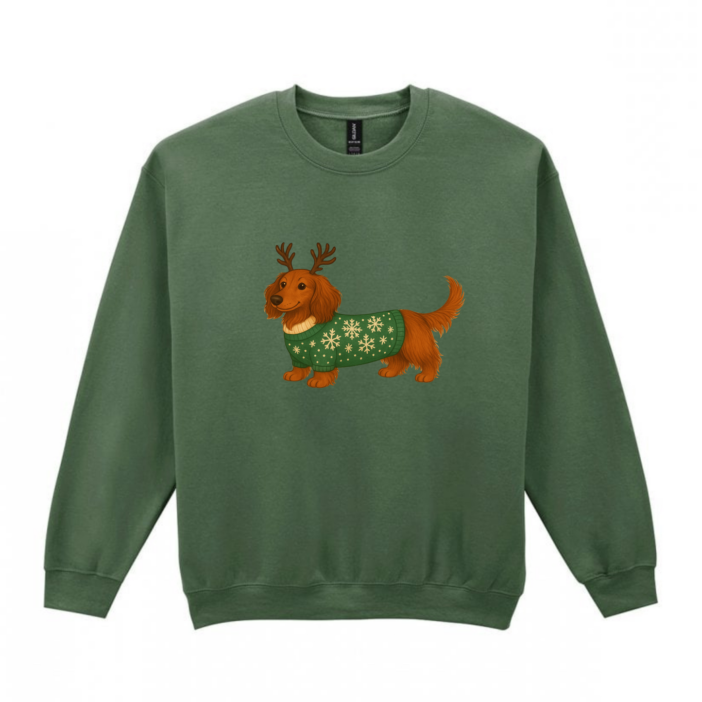 Christmas Red Long Hair Dachshunds Sweaters - Available in 8 Colours (Dispatch after 26th Nov)