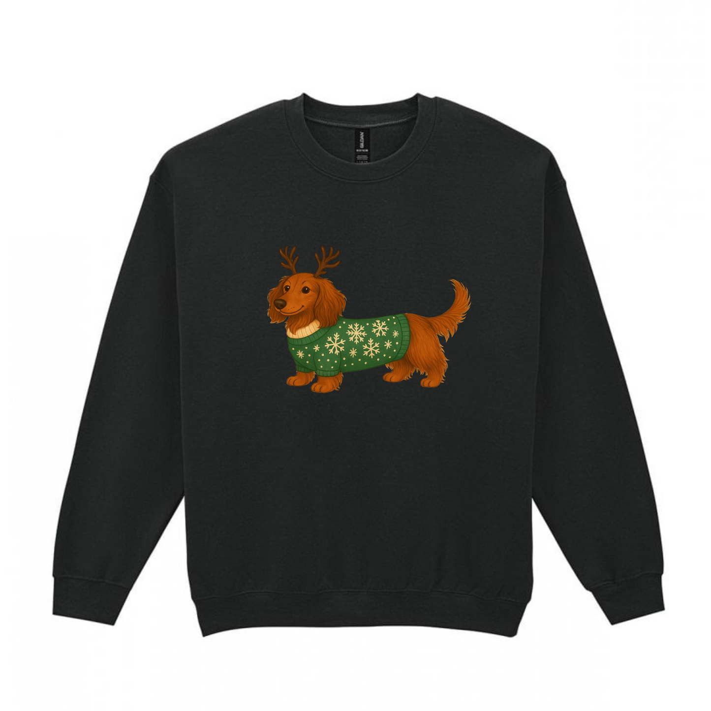 Christmas Red Long Hair Dachshunds Sweaters - Available in 8 Colours (Dispatch after 26th Nov)