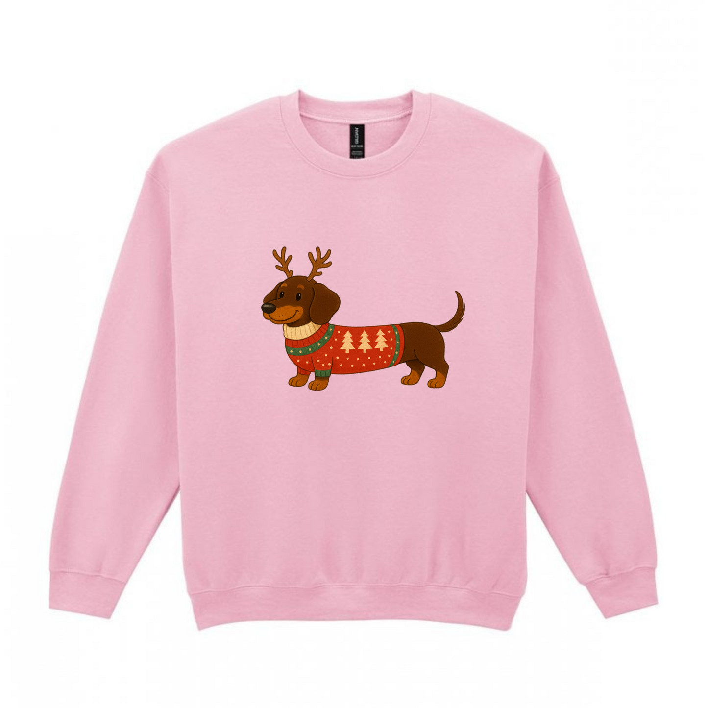Christmas Chocolate & Tan Smooth Hair Dachshunds Sweaters - Available in 8 Colours (Dispatch after 26th Nov)