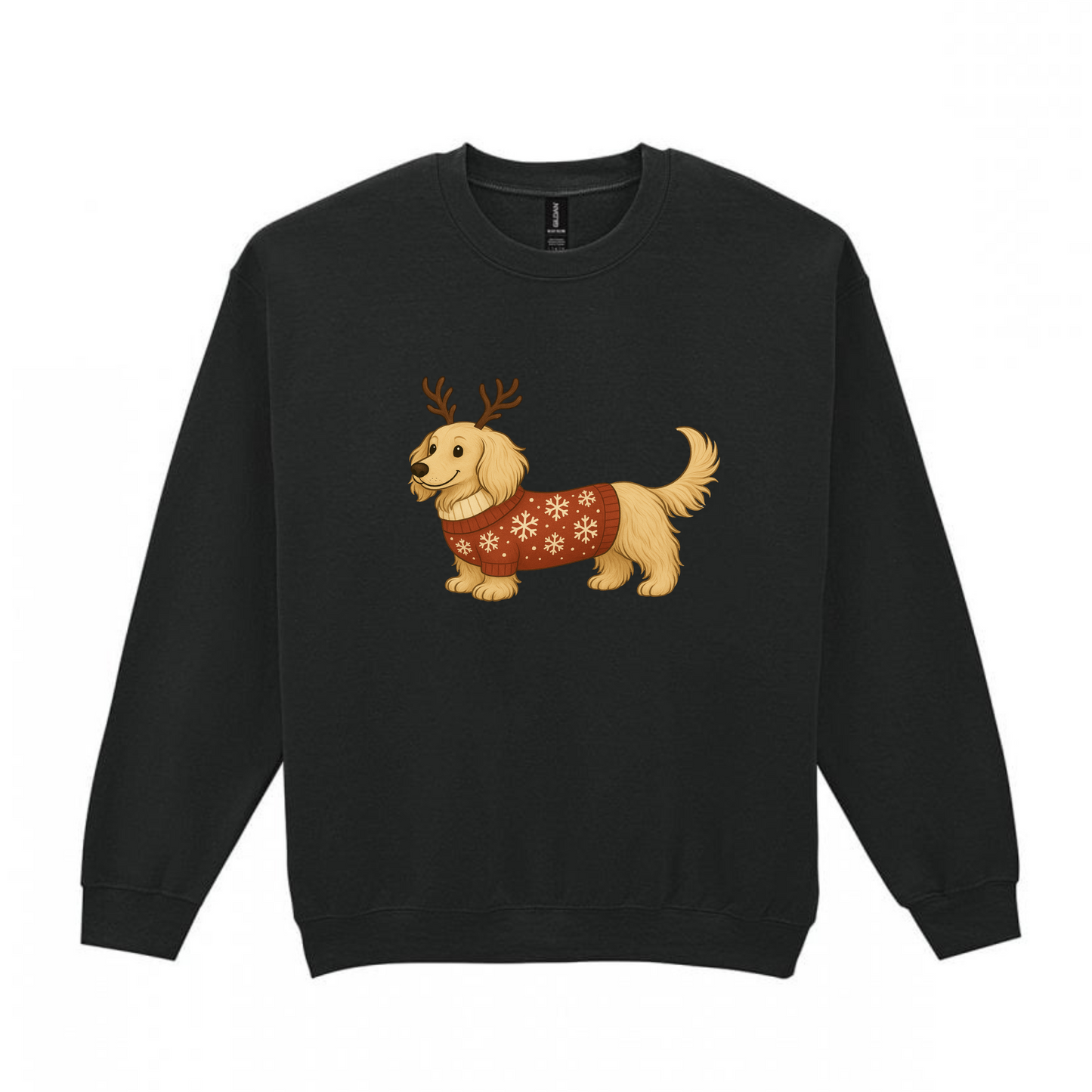 Christmas Cream Long Hair Dachshunds Sweaters - Available in 8 Colours (Dispatch after 26th Nov)