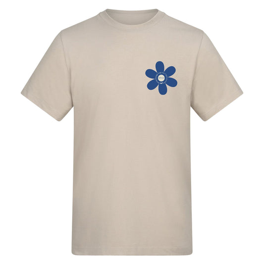 Spring Fling Edition Natural Stone Unisex T Shirt - Blue/Cream - Choose Your Design