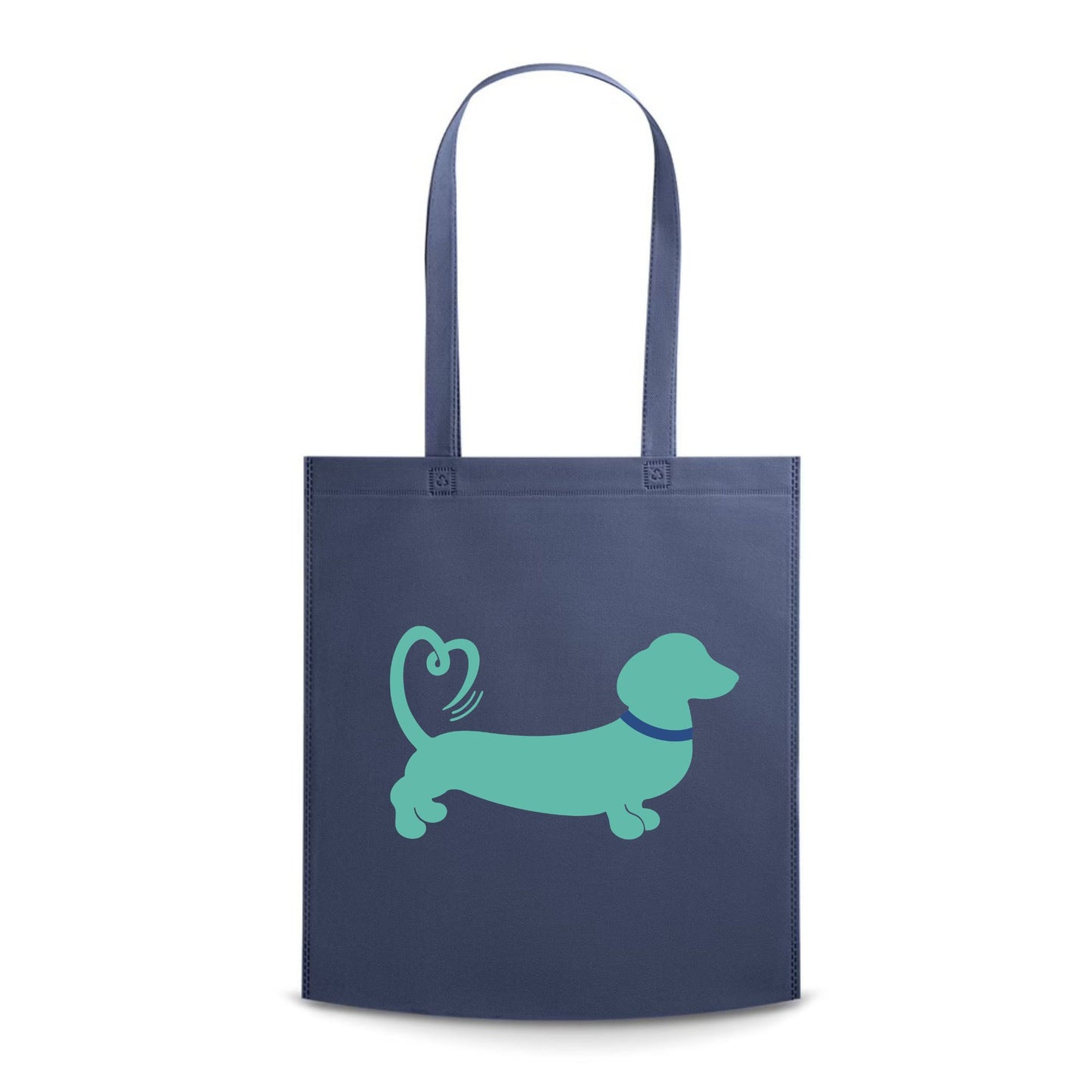 Spring/Summer '26 Edit | Navy Non-Woven Dachshund Tote Bag – Choose Your Design 💙🛍️🐾