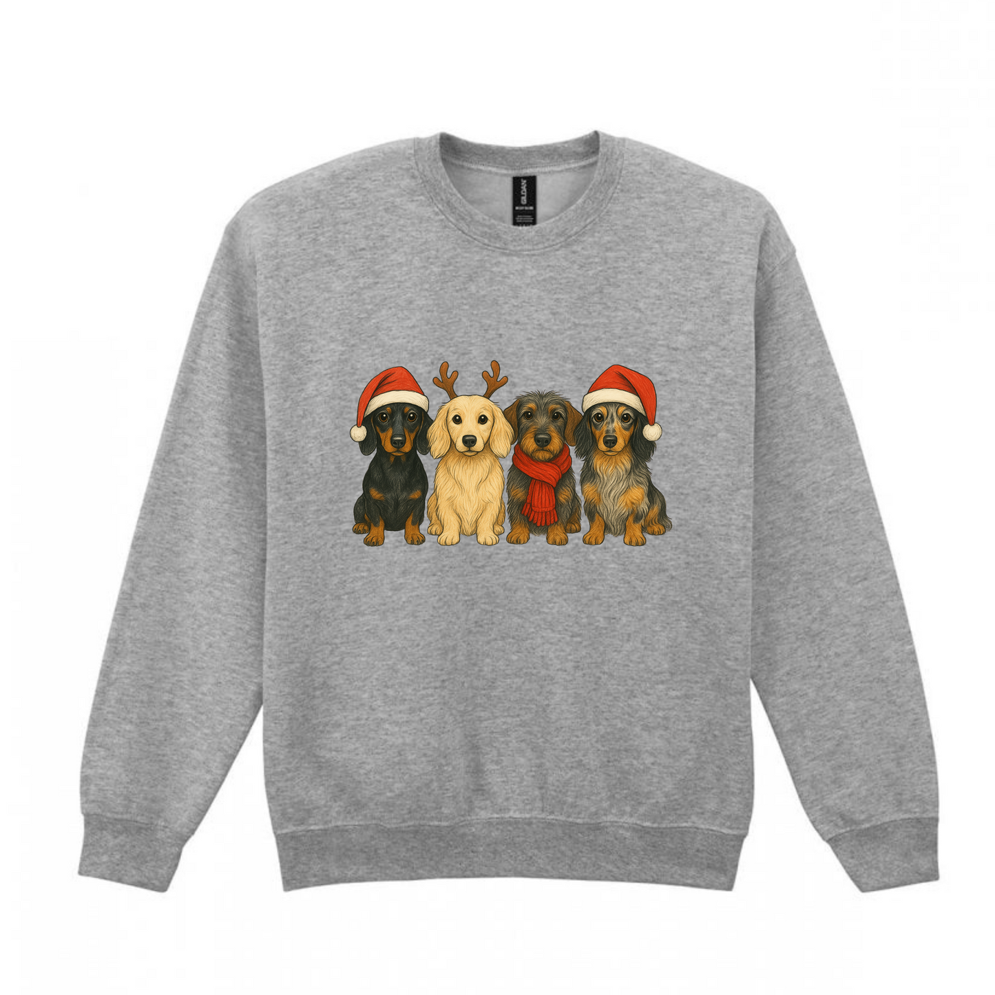 Christmas Crew Dachshunds Sweaters - Available in 8 Colours (Dispatch after 26th Nov)