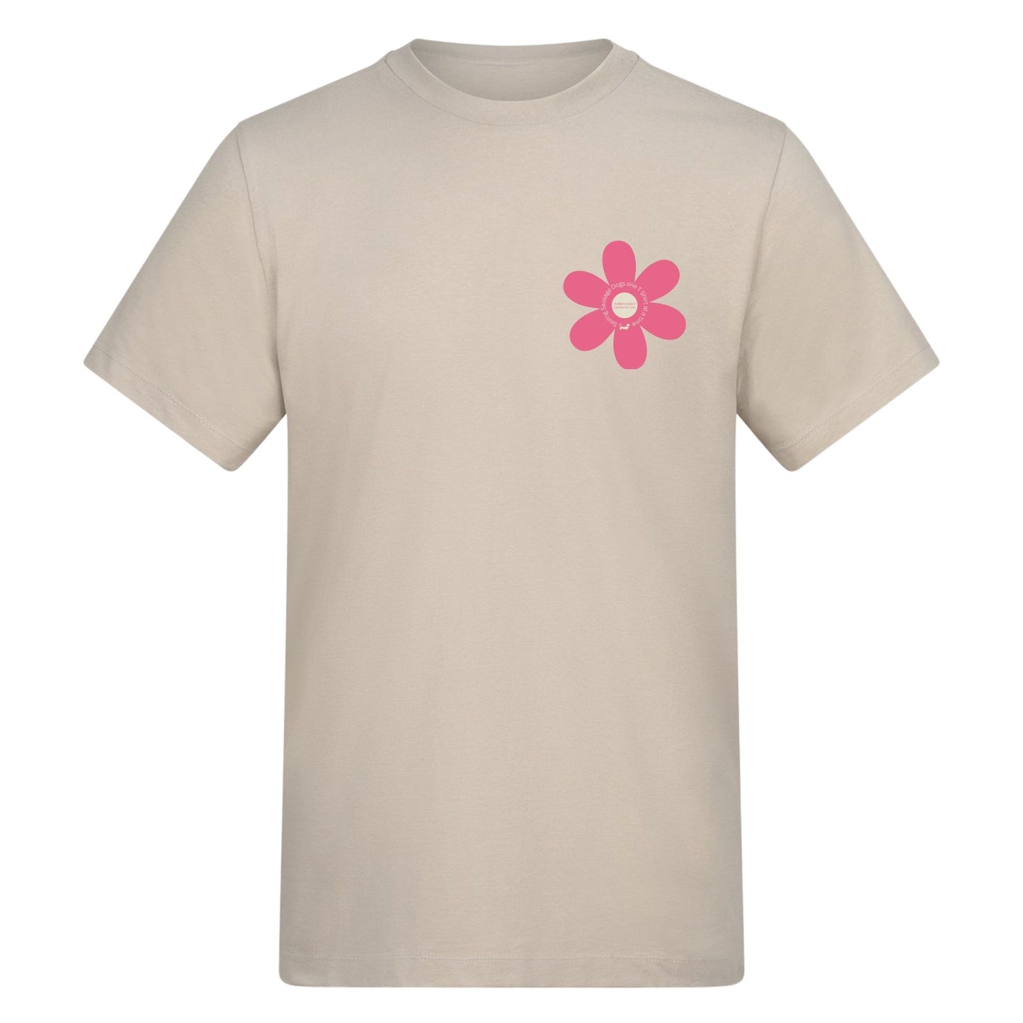Spring Fling Edition Natural Stone Unisex T Shirt - Pink/Cream - Choose Your Design