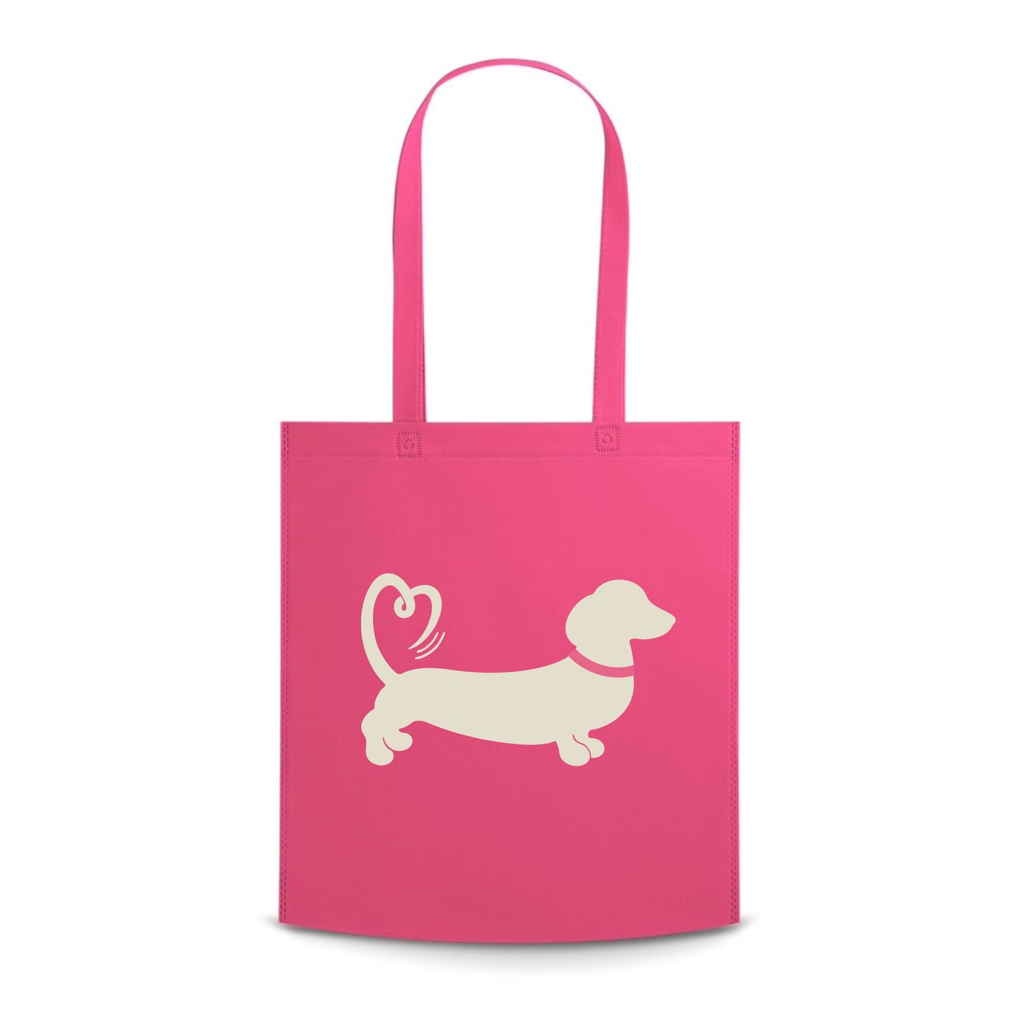 Spring/Summer '26 Edit | Pink Non-Woven Dachshund Tote Bag – Choose Your Design 🛍️☀️🐾