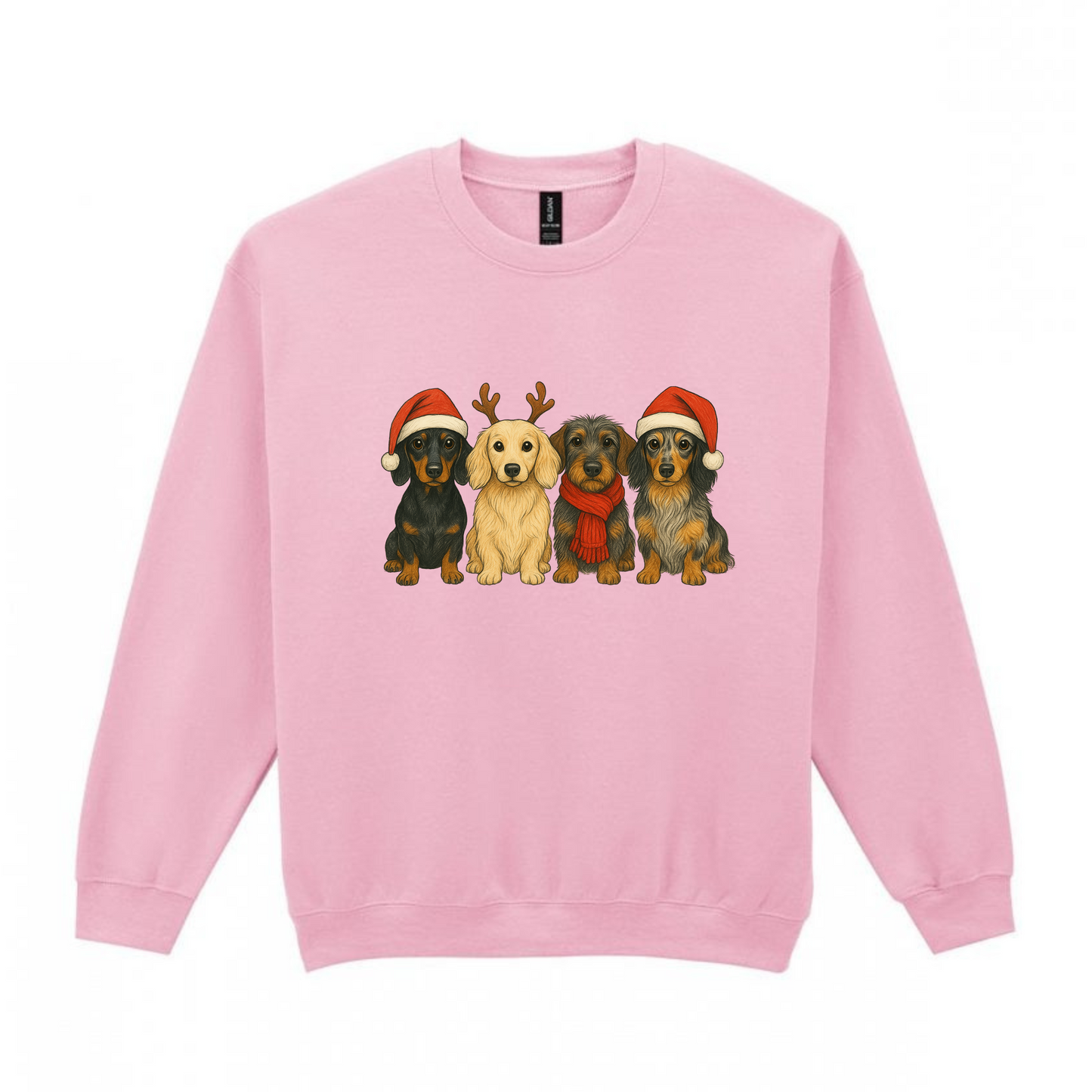 Christmas Crew Dachshunds Sweaters - Available in 8 Colours (Dispatch after 26th Nov)