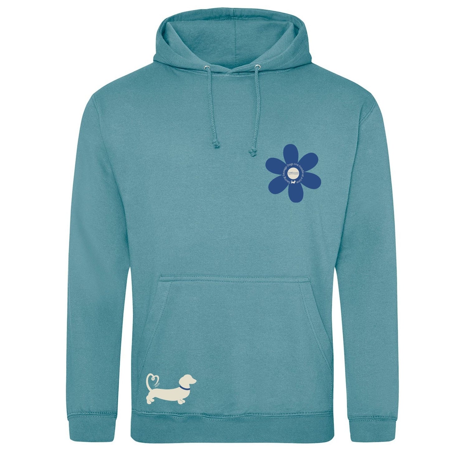 Spring Fling Edition Seafoam Unisex Hoodie - Blue/Cream - Choose Your Design