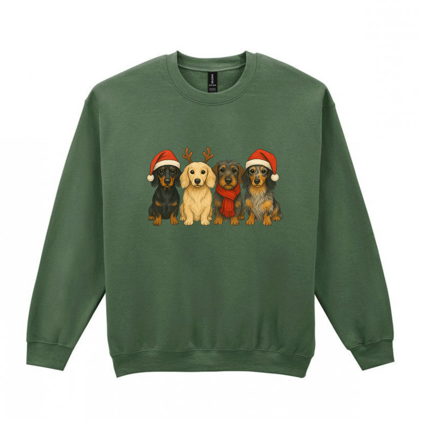 Christmas Crew Dachshunds Sweaters - Available in 8 Colours (Dispatch after 26th Nov)