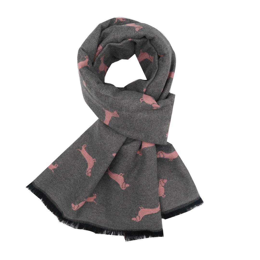 Dachshund Print Wraps - Grey image 0