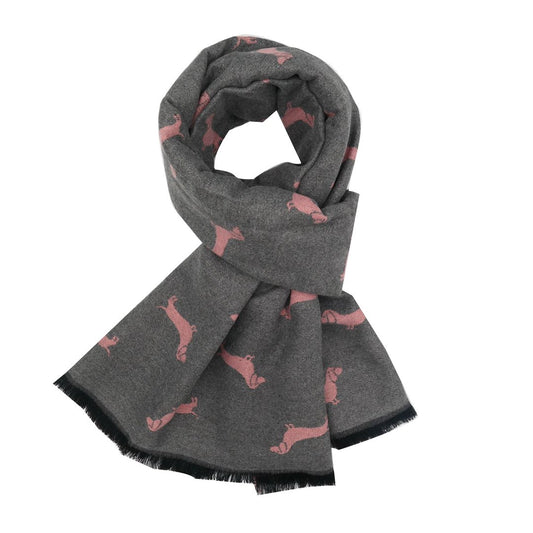 Dachshund Print Wraps - Grey image 0