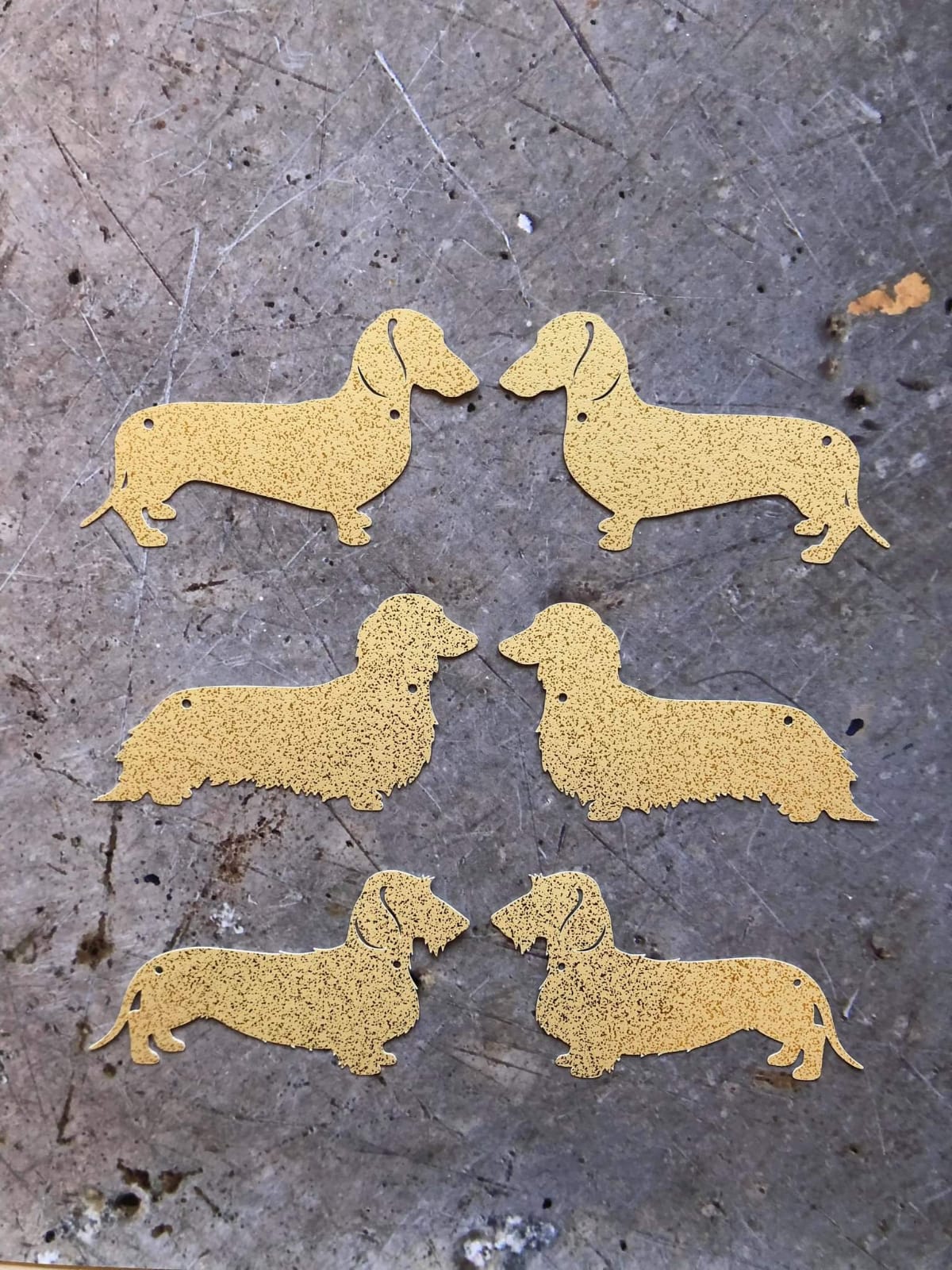 Christmas Dachshund  & Holly Glitter Bunting - Choose which Coat image 2
