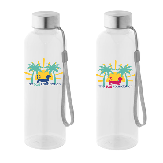 TRF Summer 2026 Edition – 600ml Clear Recycled Bottle – Pink or Blue