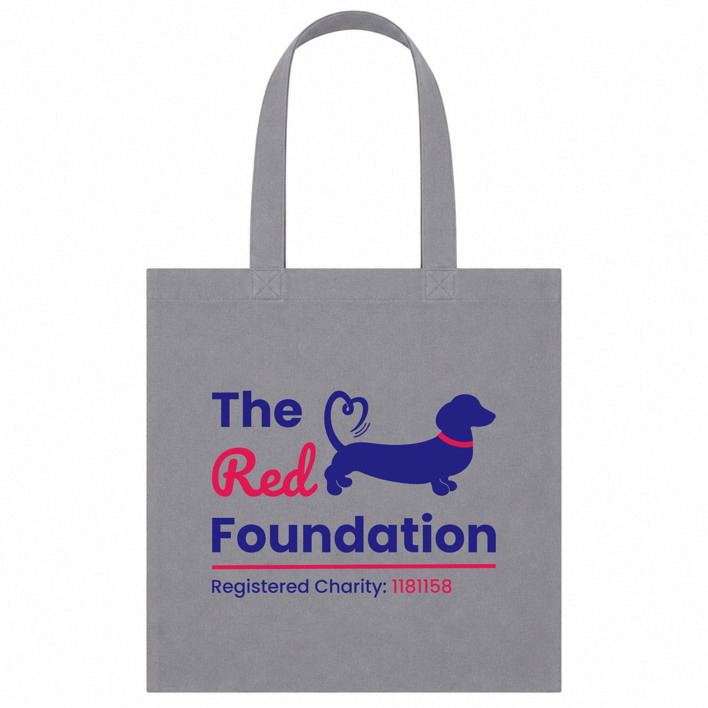 The Red Foundation Logo Tote Bag | Choose Your Colour & Design ❤️🐾🛍️