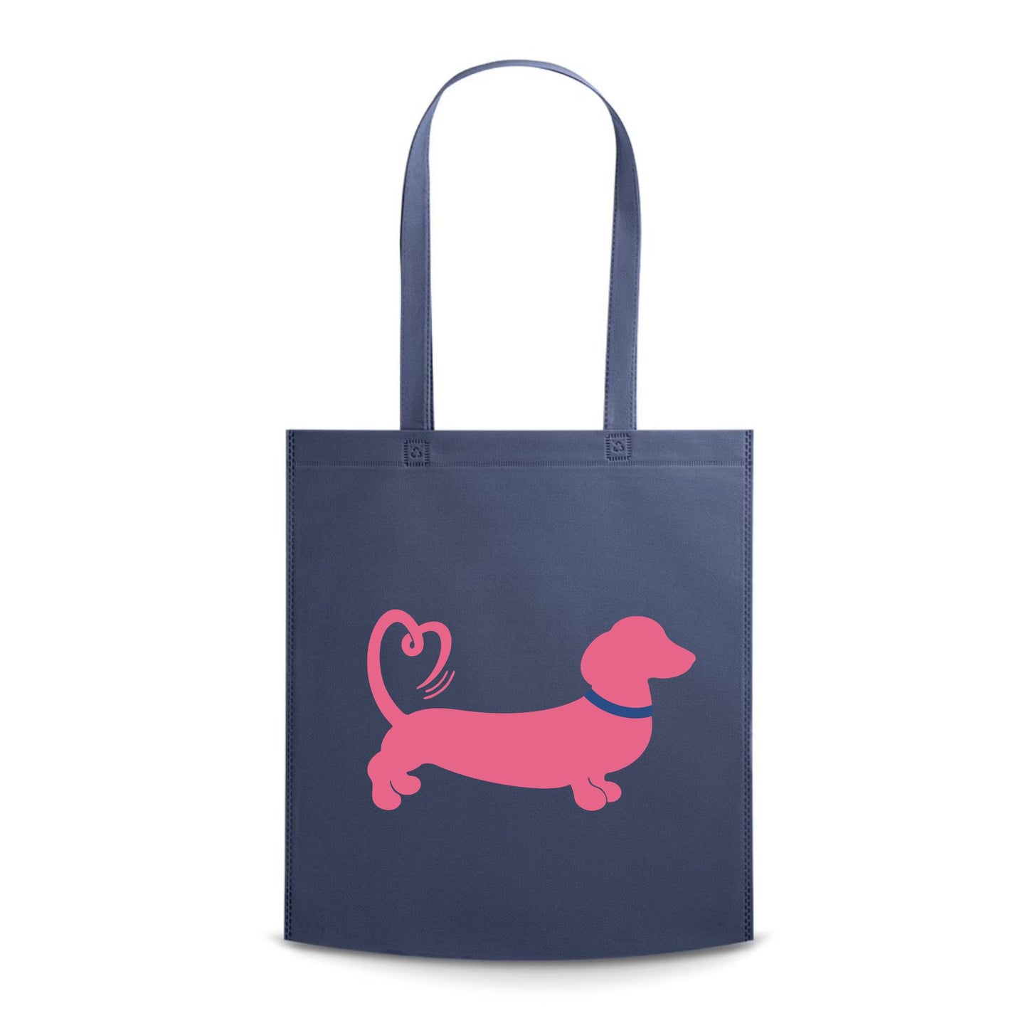 Spring/Summer '26 Edit | Navy Non-Woven Dachshund Tote Bag – Choose Your Design 💙🛍️🐾