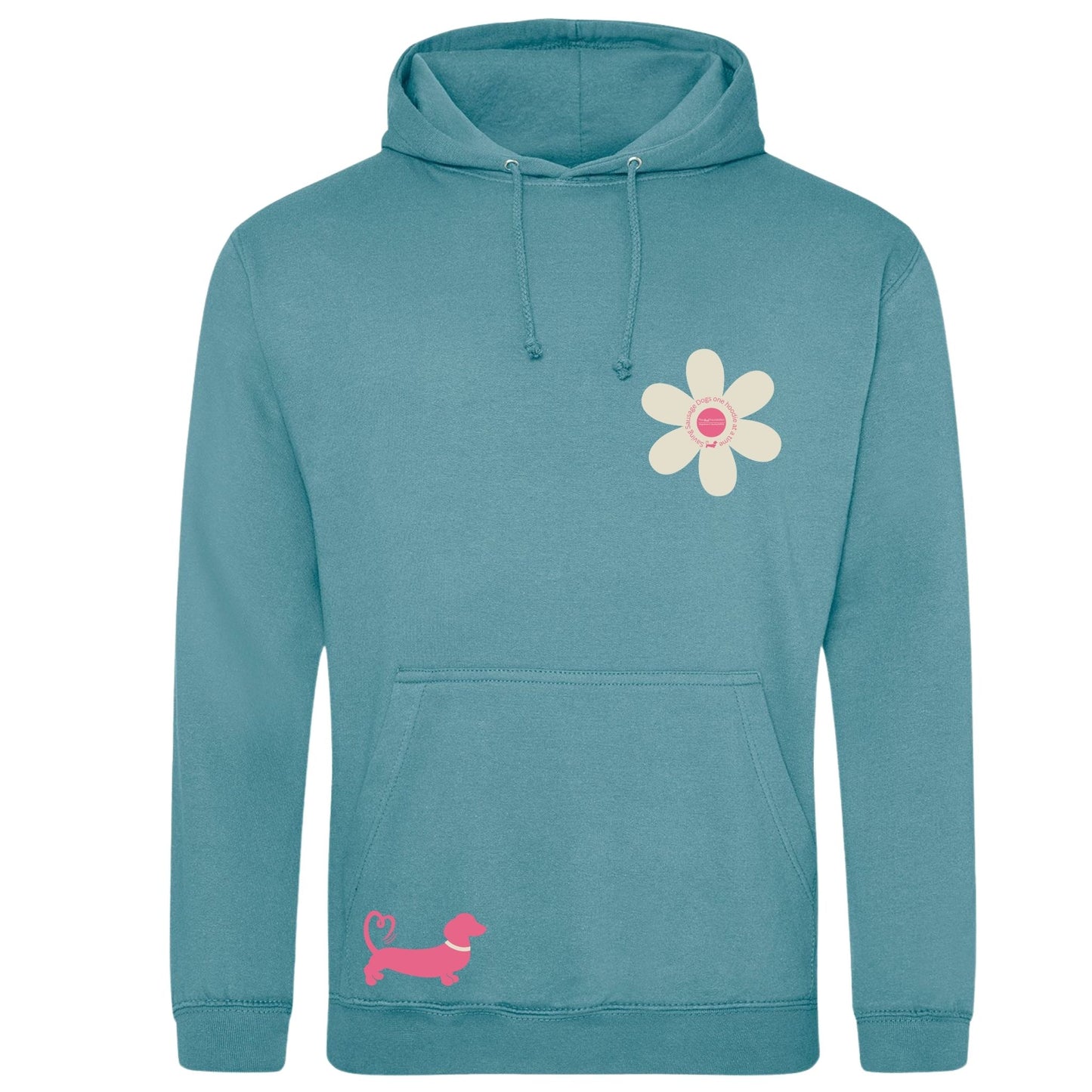 Spring Fling Edition Seafoam Unisex Hoodie - Pink/Cream - Choose Your Design