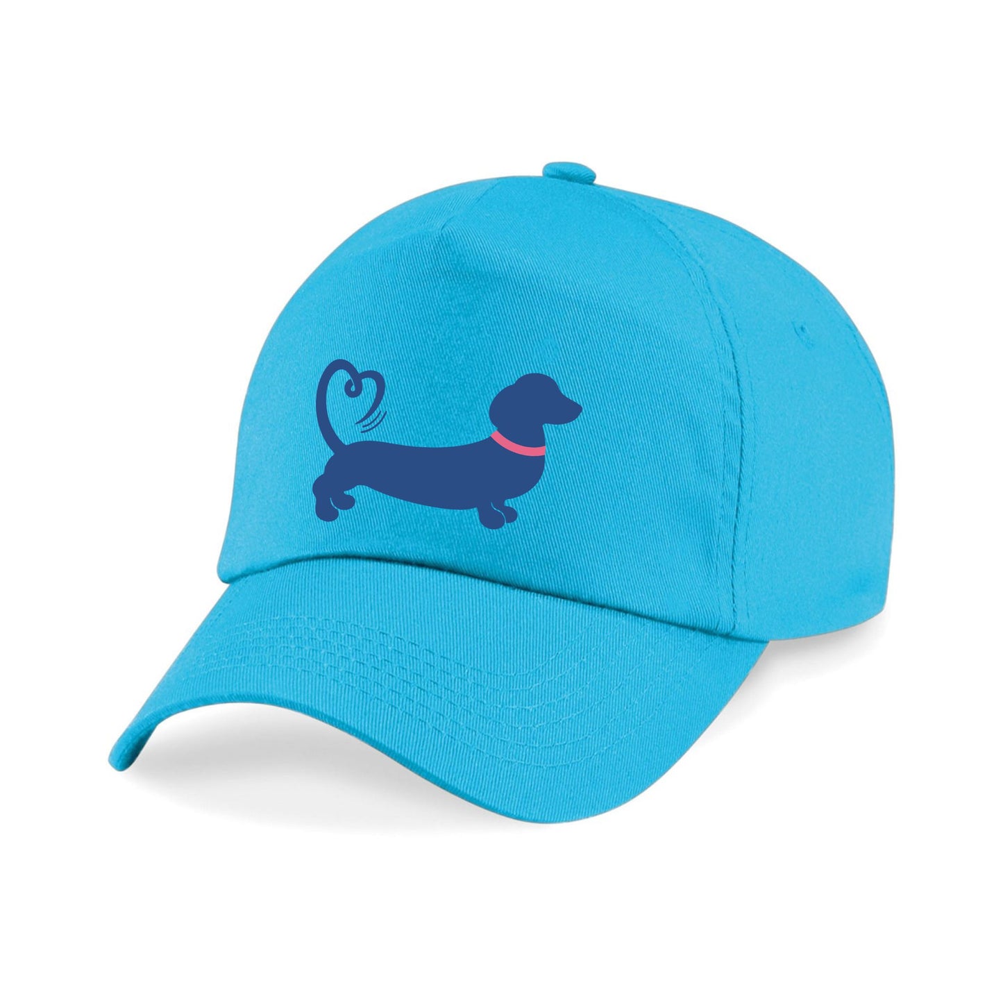Spring/Summer '26 Edit | Surf Blue Dachshund Baseball Cap – Choose Your Design 🩵🧢🐾