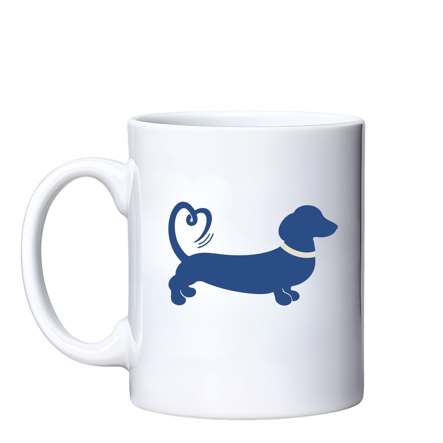 Spring/Summer '26 Edit | 11oz White Dachshund Mug – Choose Your Design ☕🐾🌸