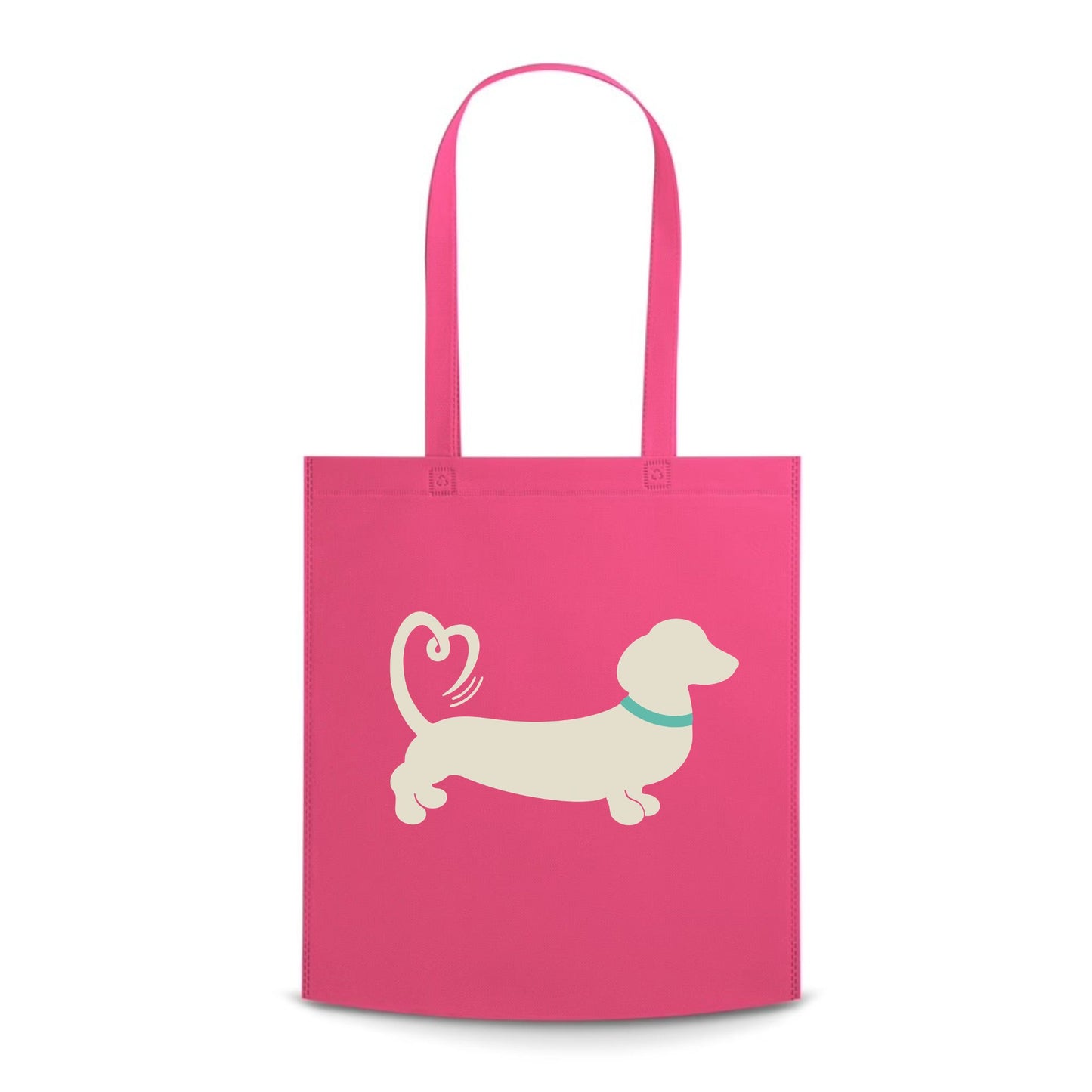 Spring/Summer '26 Edit | Pink Non-Woven Dachshund Tote Bag – Choose Your Design 🛍️☀️🐾