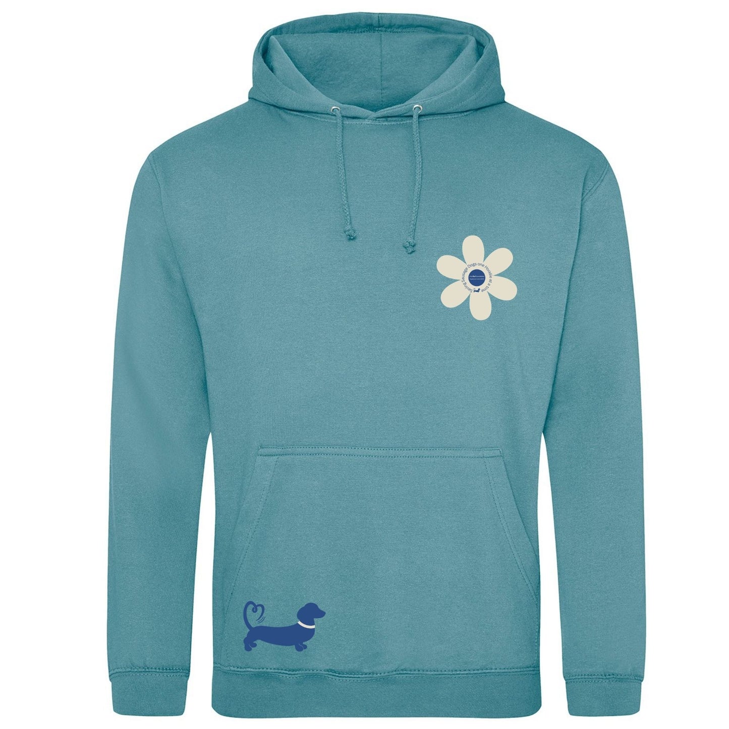 Spring Fling Edition Seafoam Unisex Hoodie - Blue/Cream - Choose Your Design