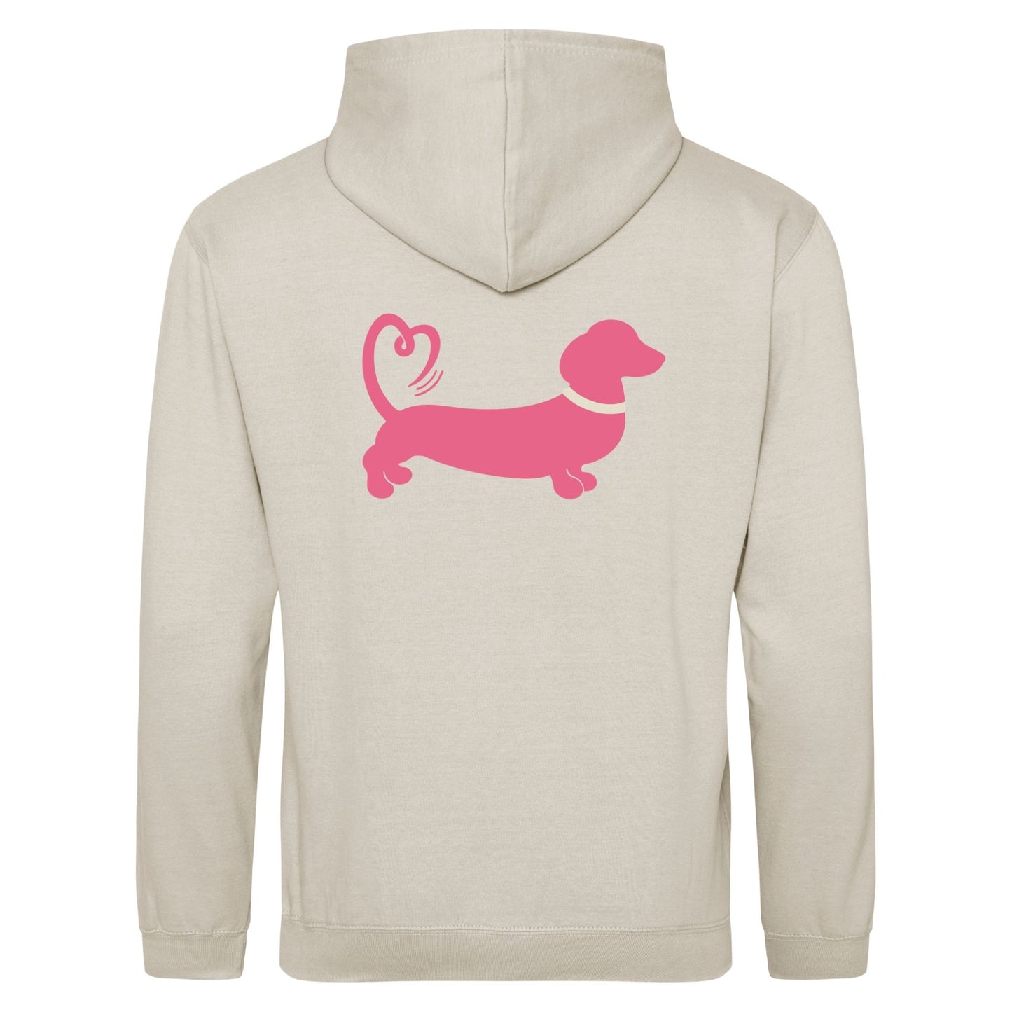 Spring Fling Edition Natural Stone Unisex Hoodie - Pink/Cream - Choose Your Back Design