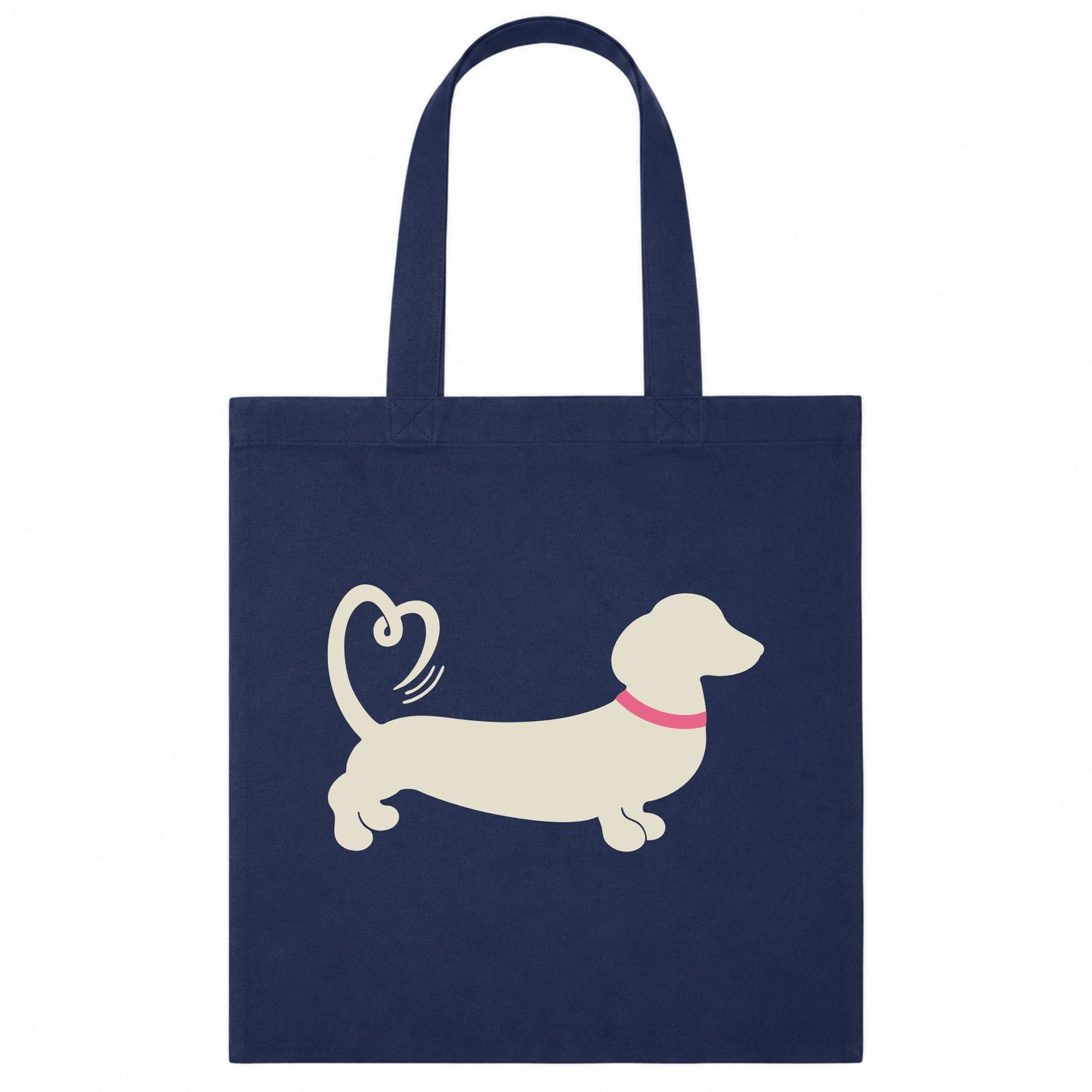Spring/Summer '26 Edit | Navy Dachshund Tote Bag – Choose Your Design 🛍️💙🐾