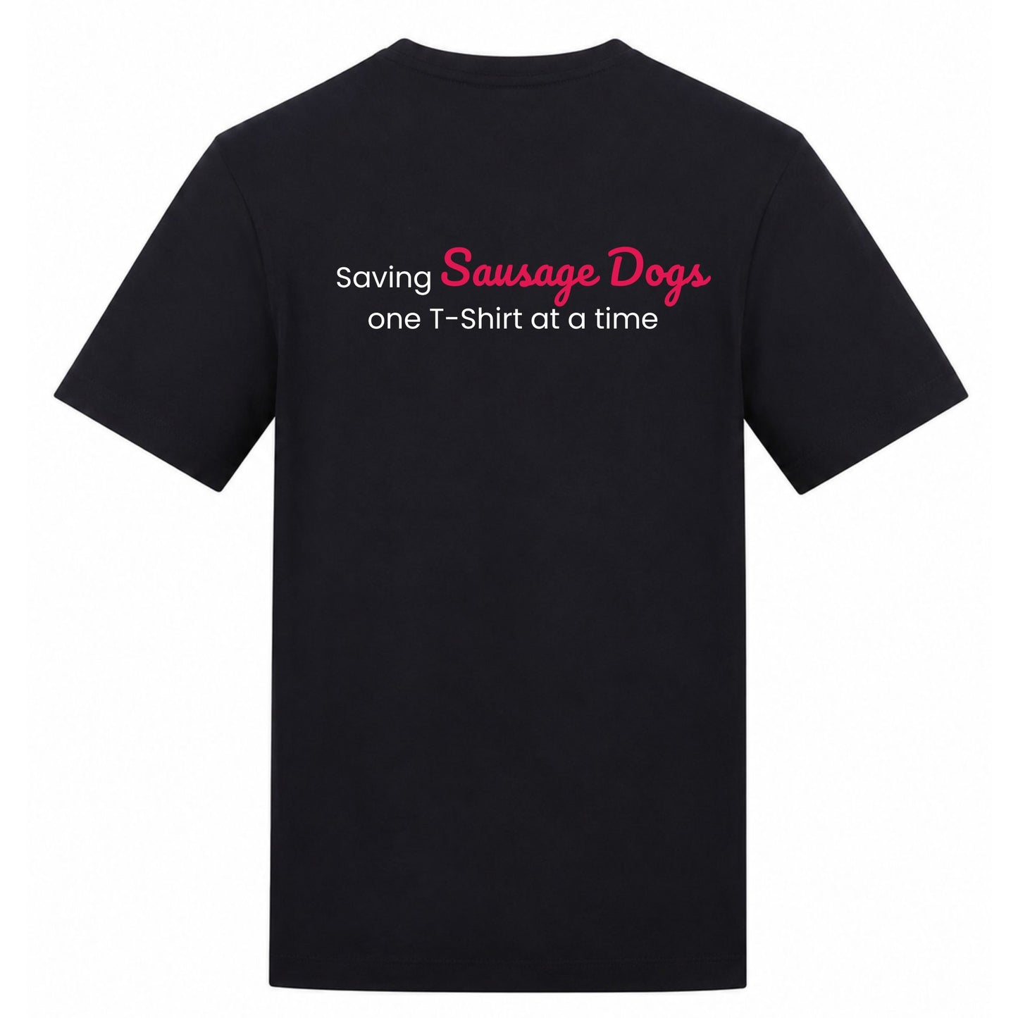 The Red Foundation Logo T Shirt in Deep Black - Choose your back design